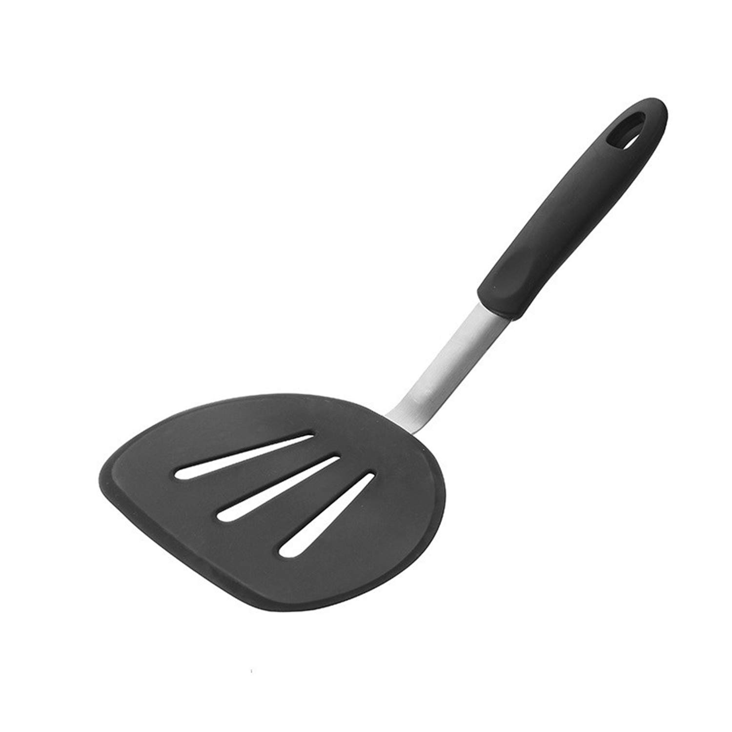 Premium Silicone Turner Spatula - Heat-Resistant Non-Stick Pancake Flipper, Egg Turner & Omelet Spatula for Cooking - Wide Rubber Kitchen Utensil for Flipping Burgers, Fish & Large Foods - Perfect for Breakfast, Baking & Grilling