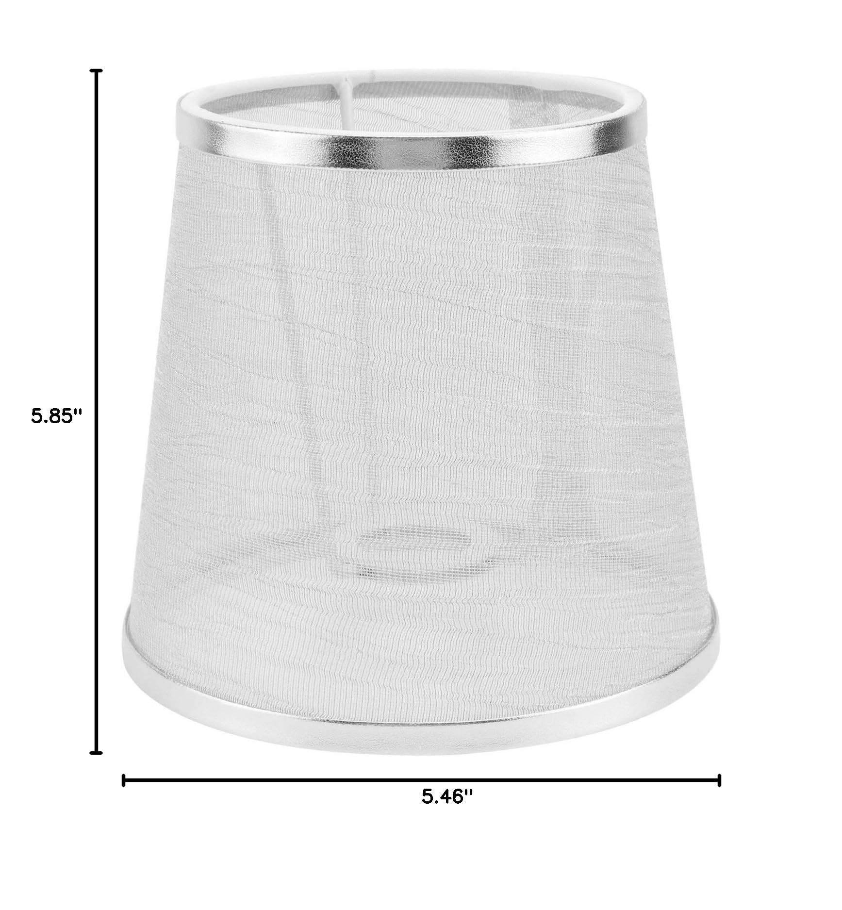 1pc Clip-On Fabric Lampshade - Drum Style Pleated Lamp Cover for Desk, Bedside, Floor & Wall Lamps | Home Decor Lighting Accessory for Living Room, Bedroom & Office