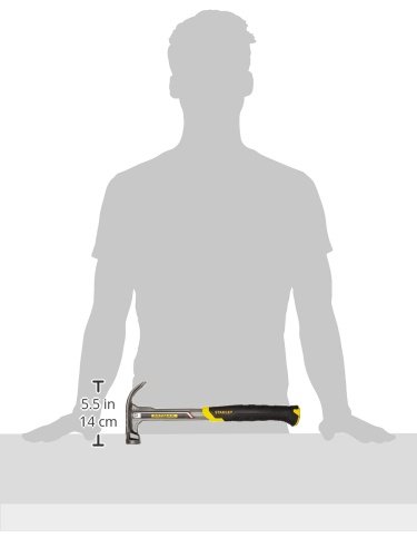 Stanley STA151148 12oz FatMax Xtreme Hi-Velocity Curve Claw Framing Hammer - Heavy Duty Construction Tool for Woodworking, Framing & Demolition - Perfect for Carpenters, Contractors & DIY Home Improvement Projects