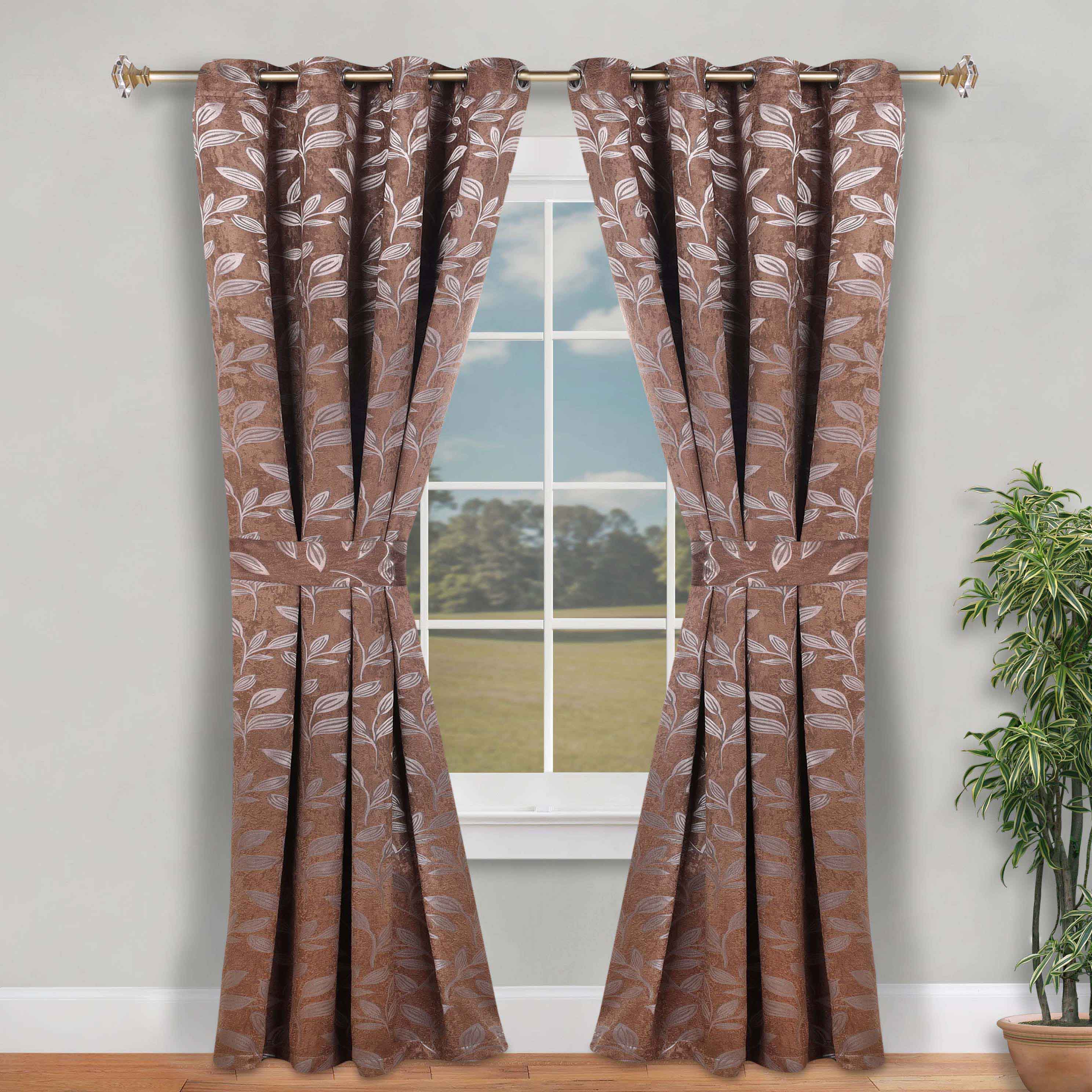 Blackout Curtains for Bedroom - Set of 2 Panels, 100% Room Darkening, Washable Fabric, Noise Reducing & Thermal Insulated - Perfect for Nursery, Home Theater or Shift Workers