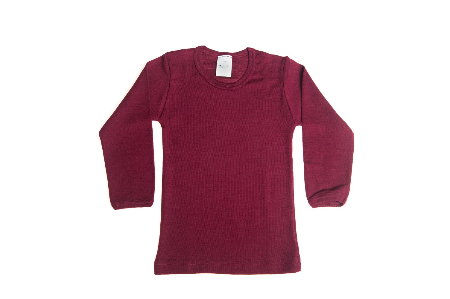 Organic Wool-Silk Long Sleeve Underwear Shirt for Toddlers & Kids - Soft Thermal Base Layer for Winter, Cold Weather & Outdoor Activities