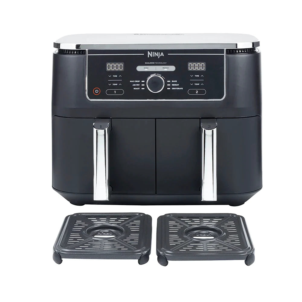 Ninja Foodi Max XXXL Dual Zone Air Fryer - Large Capacity 10-in-1 Air Fryer Oven with 2 Independent Baskets, Roast, Bake, Dehydrate - Perfect for Family Dinners, Meal Prep & Healthy Cooking