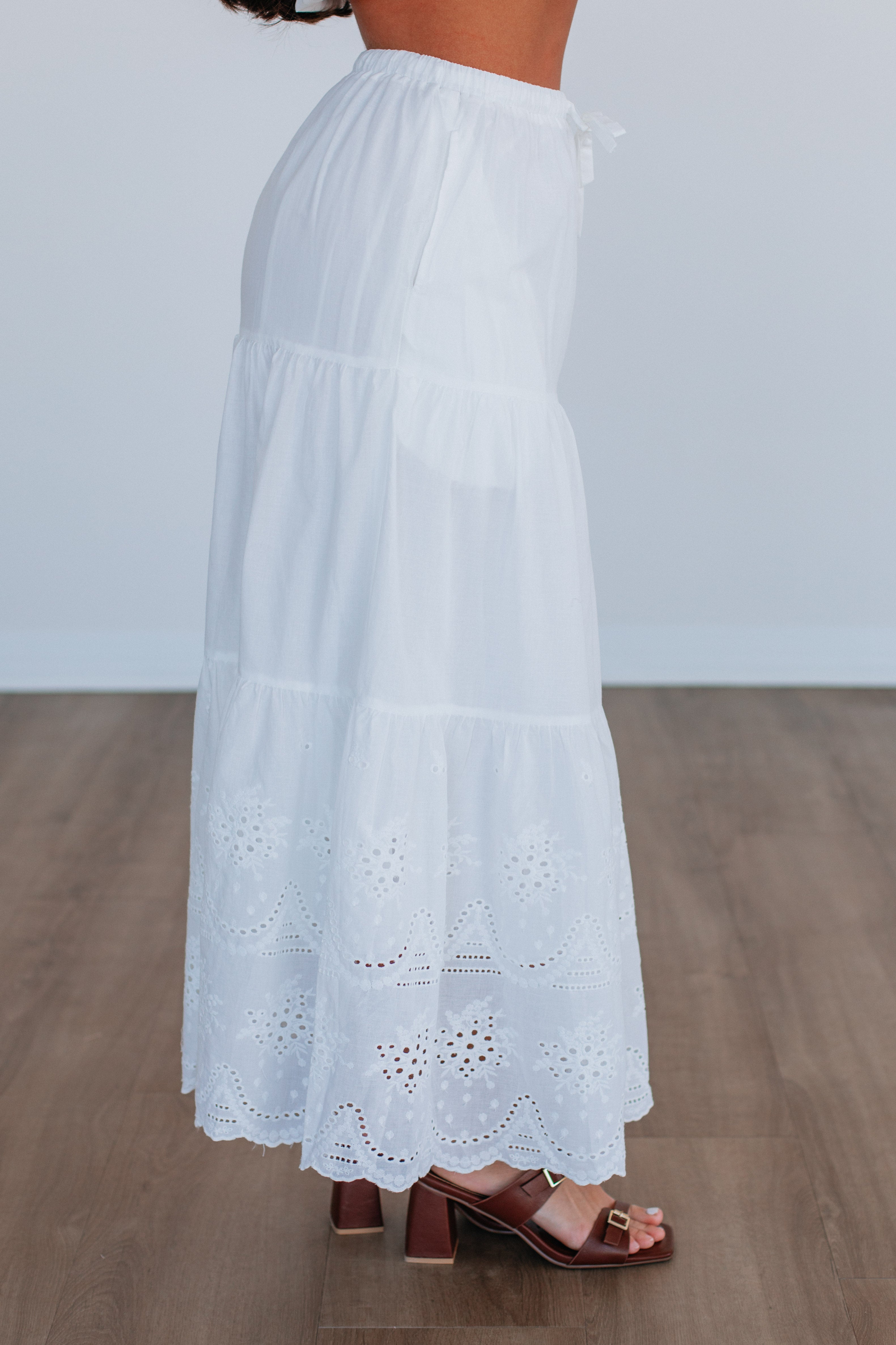 Adhara Maxi Skirt for Women - Flowy Boho Long Skirt with Pockets, Comfortable & Stylish - Perfect for Beach, Vacation, and Summer Outfits