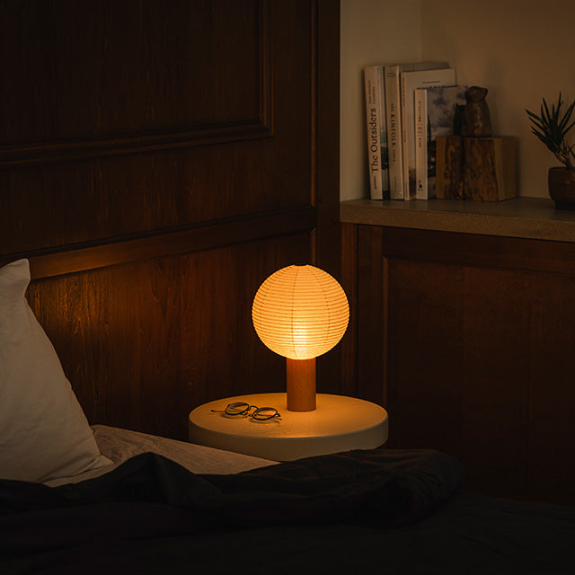 Yame Lantern Circle - Traditional Japanese Chochin Paper Lantern for Home Decor, Wedding, Festival & Zen Garden Lighting