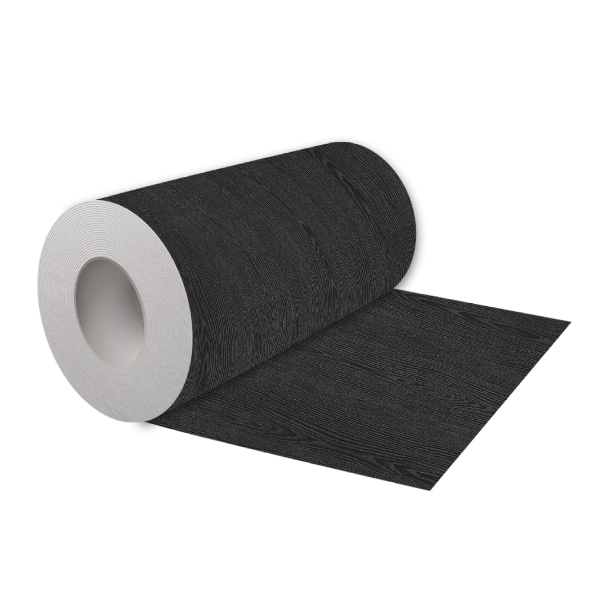 Black Wood Grain Peel and Stick Wallpaper Border - 1.97