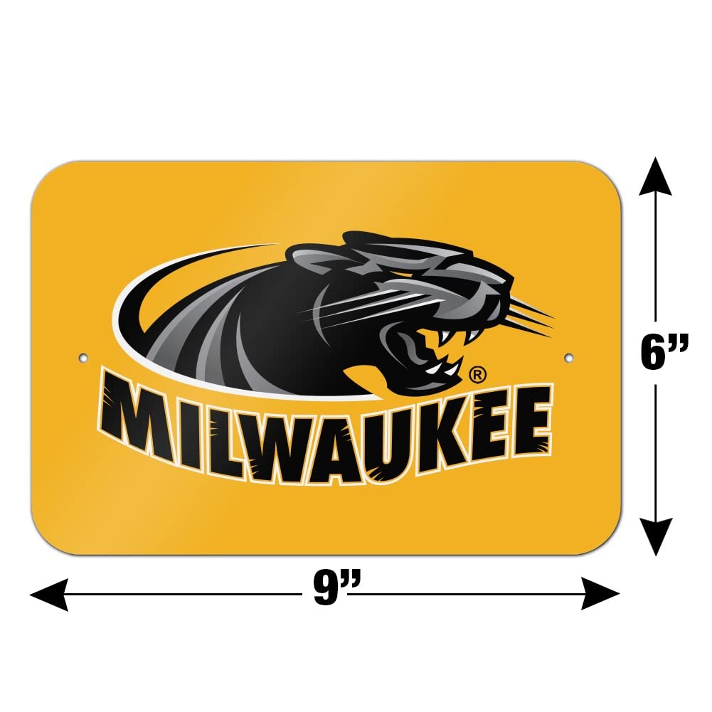University of Wisconsin Milwaukee Official Logo Wall Decor - Premium College Sign for Home, Office & Business - Perfect for Alumni Gifts, Game Room & School Spirit Decorations