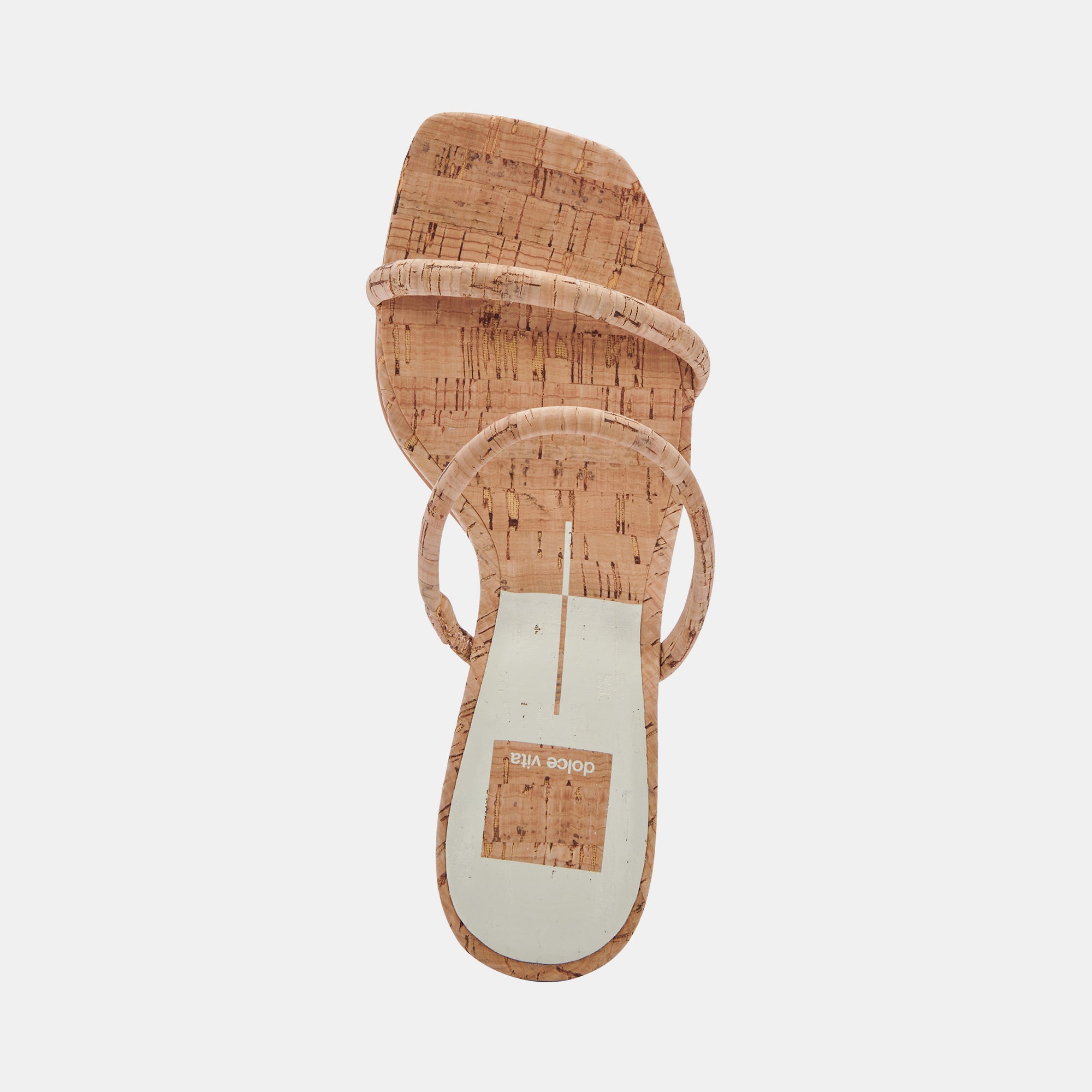 NOLES HEELS NATURAL CORK - Comfortable Women's Wedge Sandals with Cork Footbed | Perfect for Summer, Beach, and Casual Outings