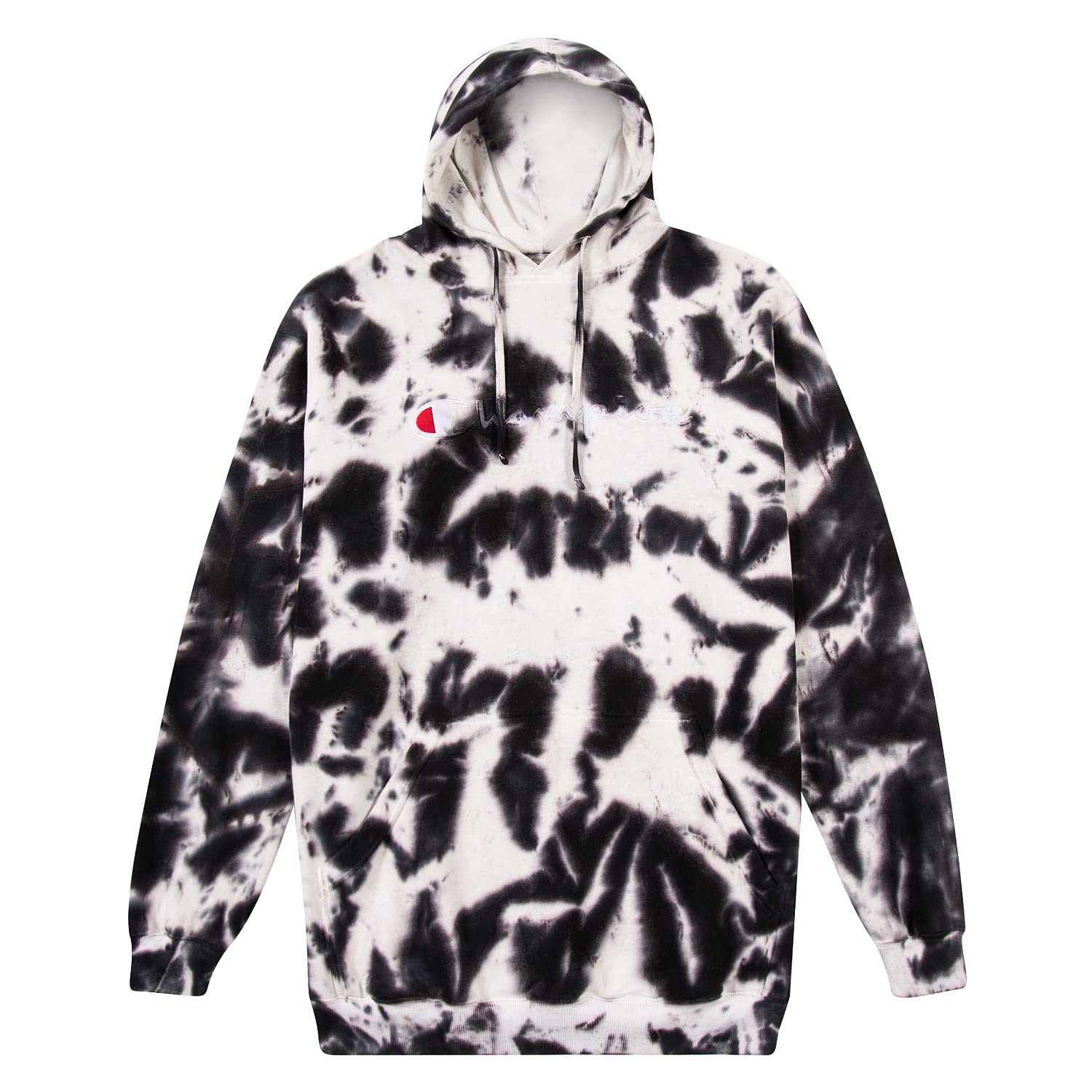 Champion Big and Tall Men's Heavyweight Fleece Tie-Dye Hooded Sweatshirt - Cozy Winter Wear for Casual Outfits and Outdoor Activities