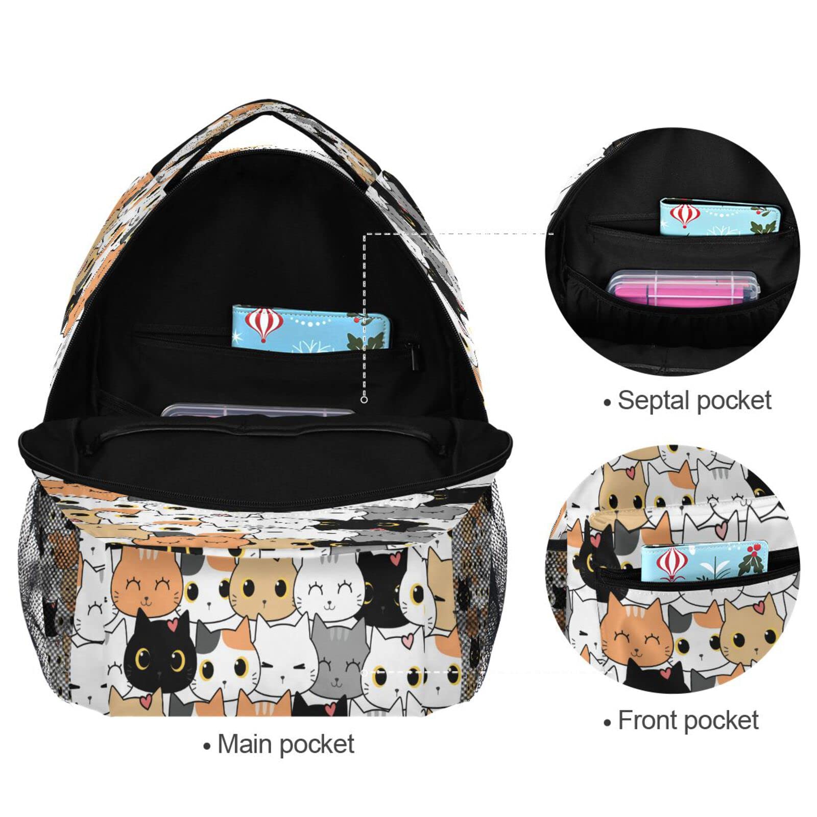 Kcldeci Kids Laptop Backpack for School - Lightweight Durable Bookbag with USB Charging Port, Water Resistant College Backpack for Boys & Girls - Perfect for Travel, Work, and Daily Commute