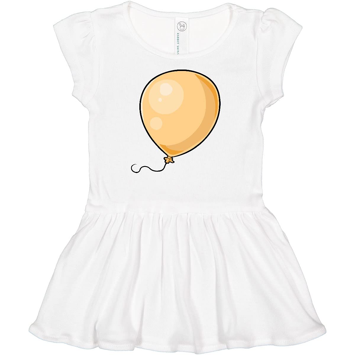 Inktastic Yellow Balloon Infant Dress - Adorable Baby Girl Outfit for Birthday, Photo Shoots & Special Occasions