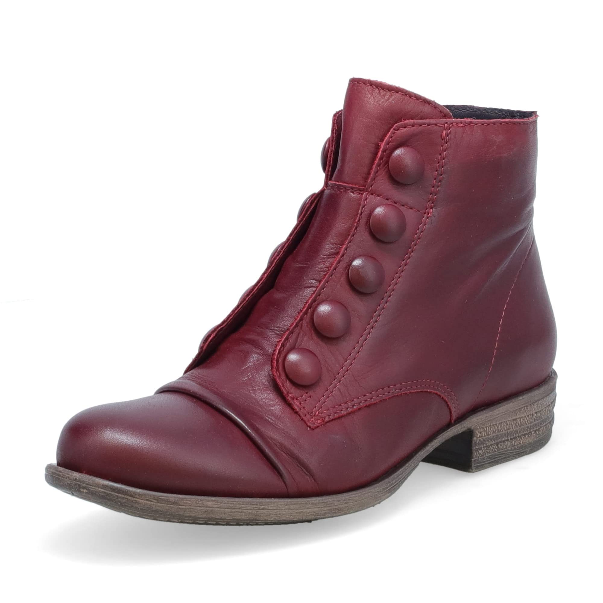 Miz Mooz Louise Women's Boots - Comfortable Ankle Boots for Women, Fashionable Leather Booties with Side Zipper - Perfect for Fall, Winter, Office & Casual Wear
