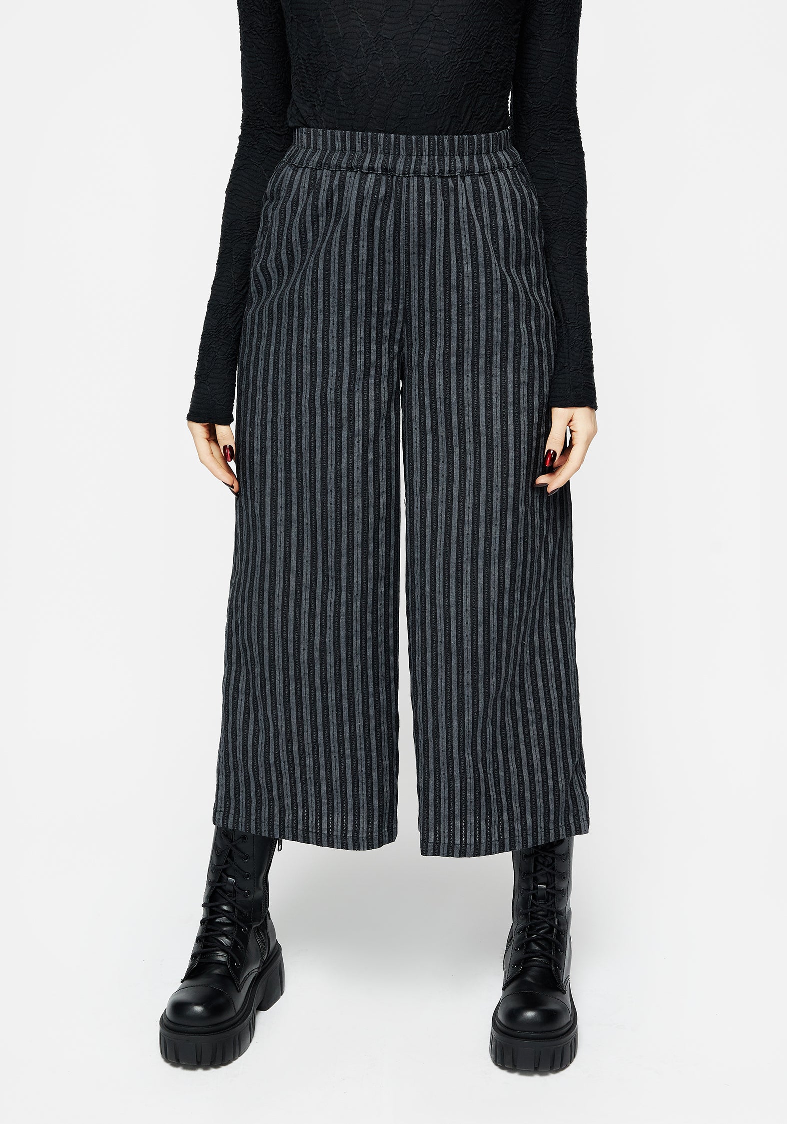 Memorantia Women's High Waist Wide Leg Culottes Pants - Comfortable & Stylish for Work, Office, and Casual Wear
