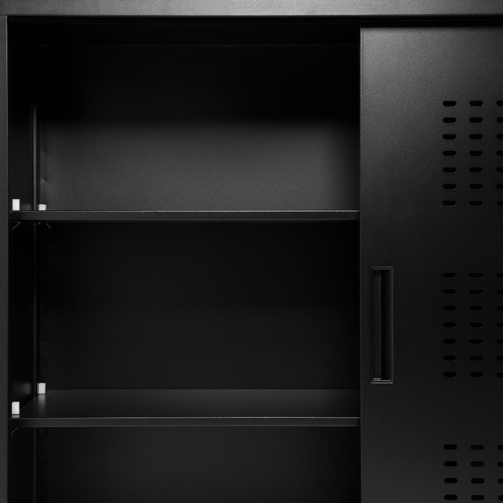 Mobel Milano 1600W x 1020H Sliding Storage Cabinet - Modern Home Organization Solution for Bedroom, Living Room & Office