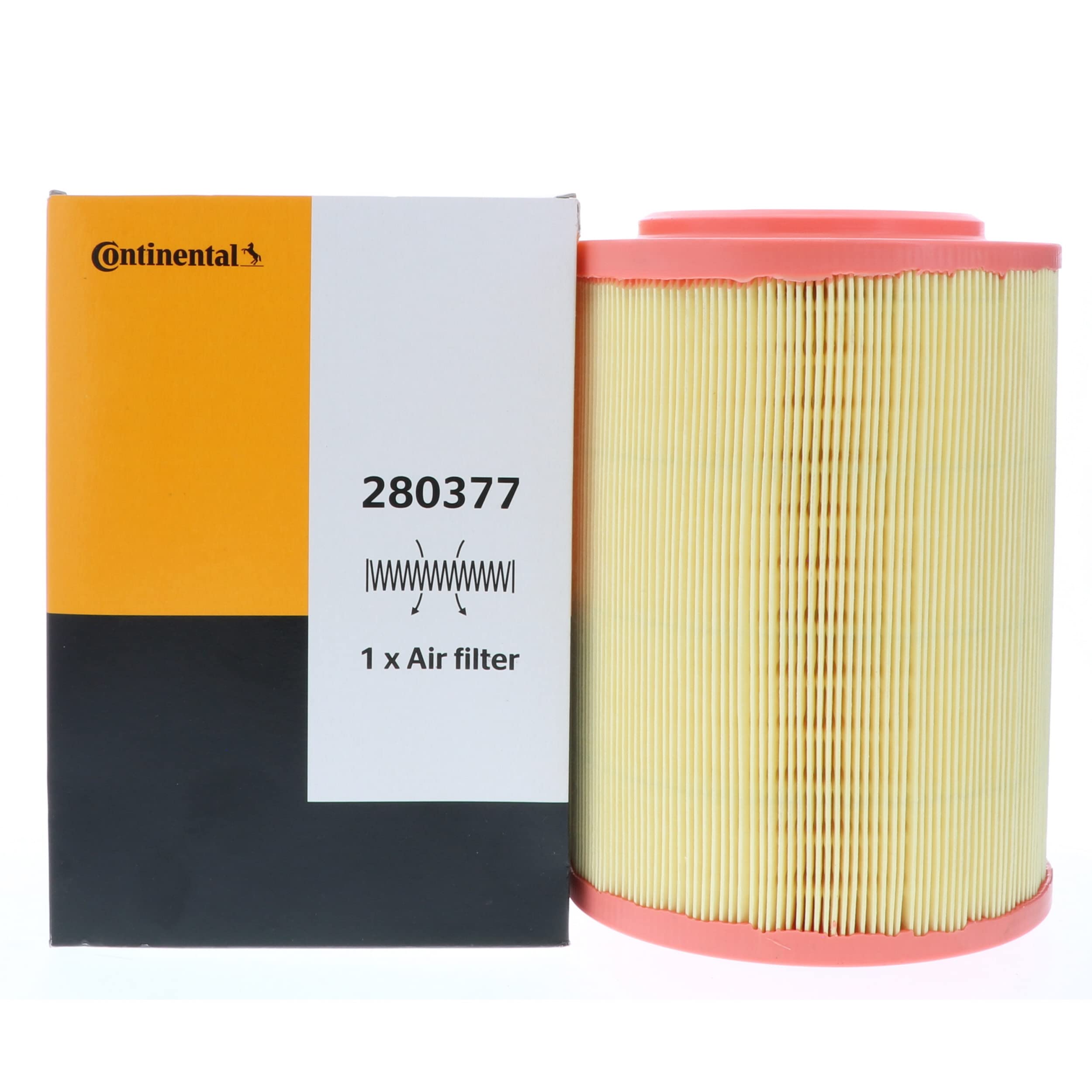 Continental 280377 OEM Quality Engine Air Filter - Compatible with Most Car Models, Improves Engine Performance & Fuel Efficiency - Perfect for Daily Commuting & Long Road Trips