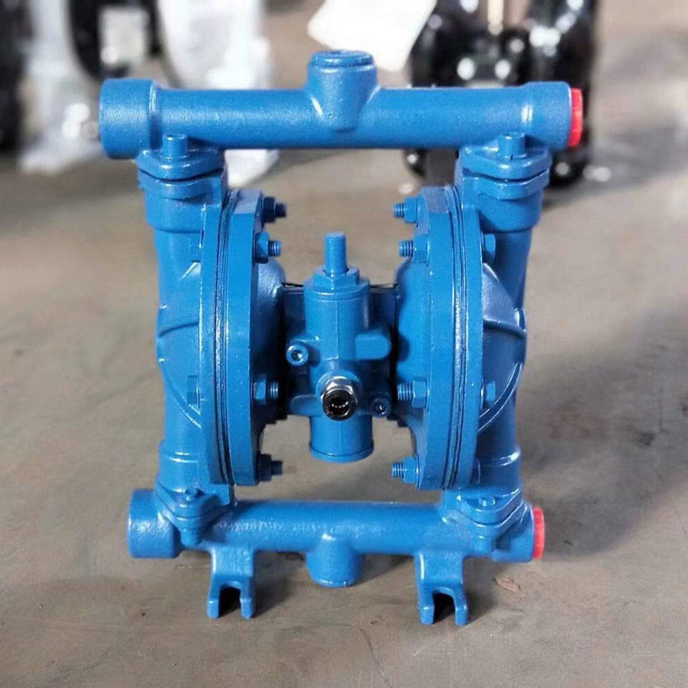 1/2 Inch Air-Operated Double Diaphragm Pump - Cast Iron Construction for Low Viscosity Petroleum & Chemical Fluids - US Stock - Ideal for Industrial Transfer, Chemical Processing & Fluid Handling Applications