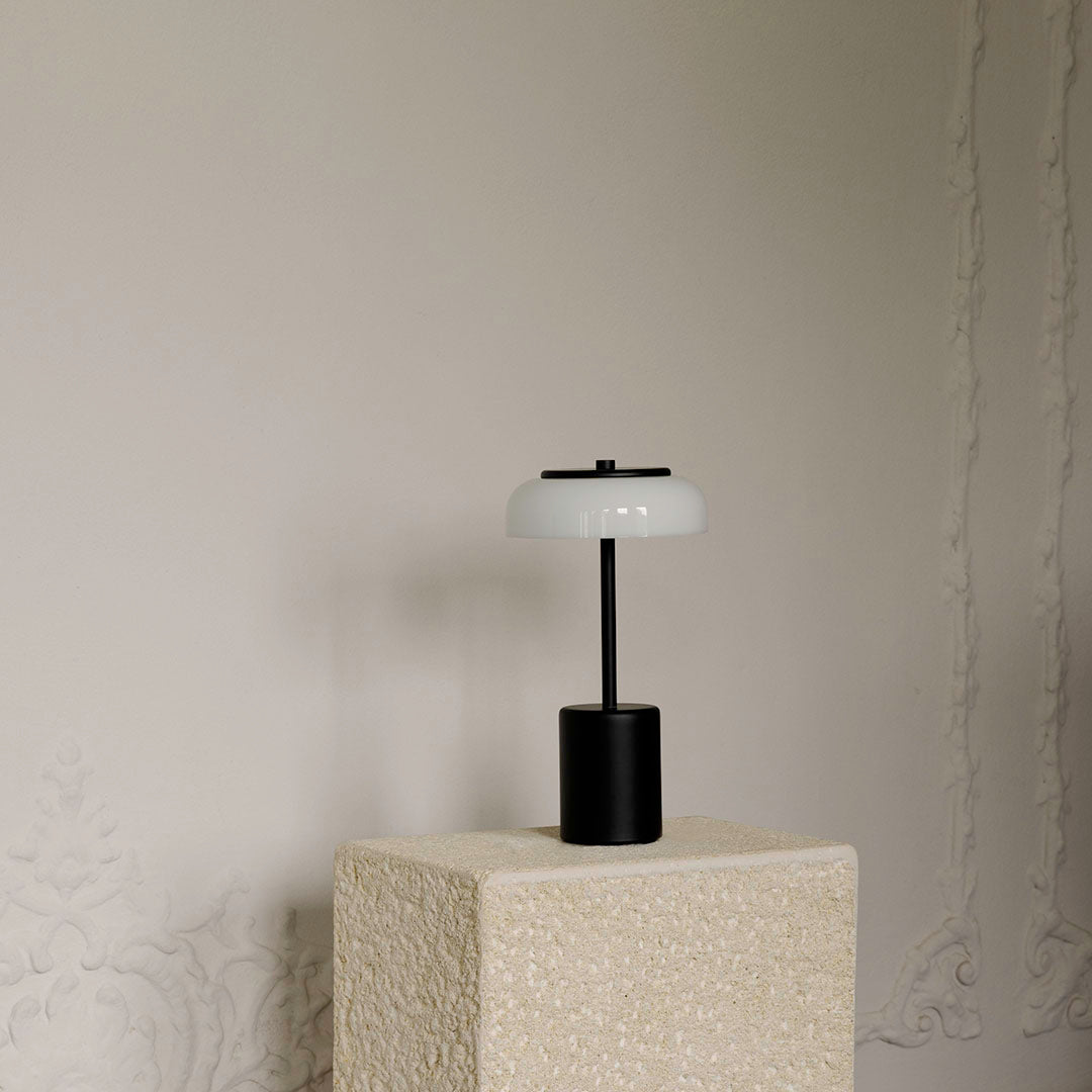 Blossi Mini Portable Table Lamp - USB Rechargeable Night Light for Bedroom, Office, Nursery | Dimmable LED Desk Lamp with Touch Control, Perfect for Reading, Studying, and Relaxing