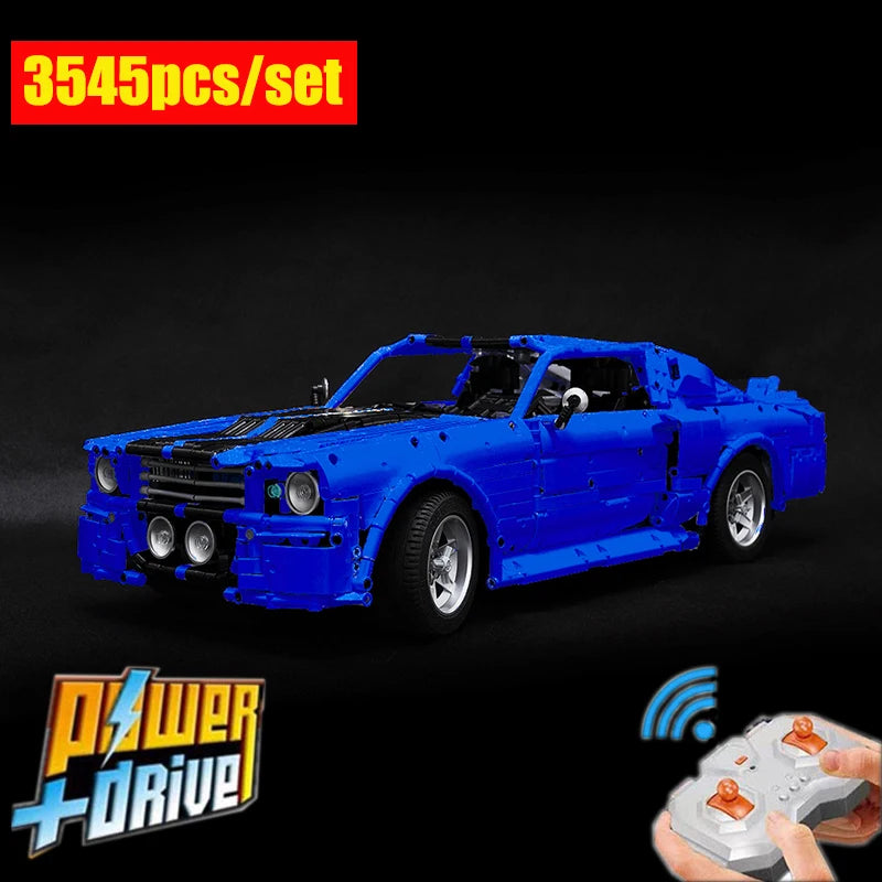 3541PCS MOC 14616 1967 Eleanor Mustang Super Racing Car Building Blocks Set - Perfect for Collectors, DIY Enthusiasts & Gift Giving | Display Model, Home Decor, Racing Car Lovers