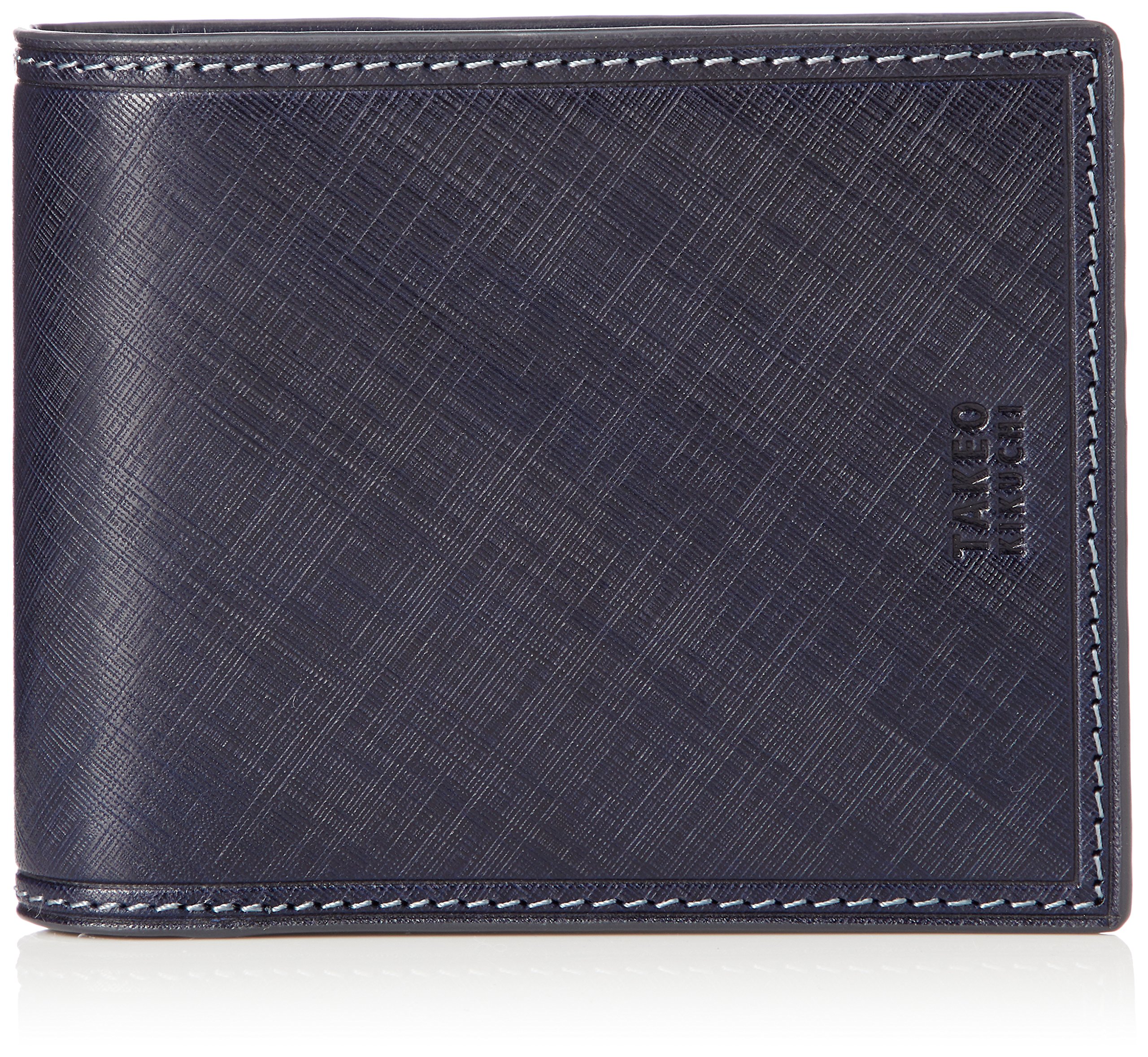 TAKEO KIKUCHI Genuine Leather Men's Wallet - Slim Bifold RFID Blocking Wallet for Men - Perfect for Business, Travel & Everyday Use