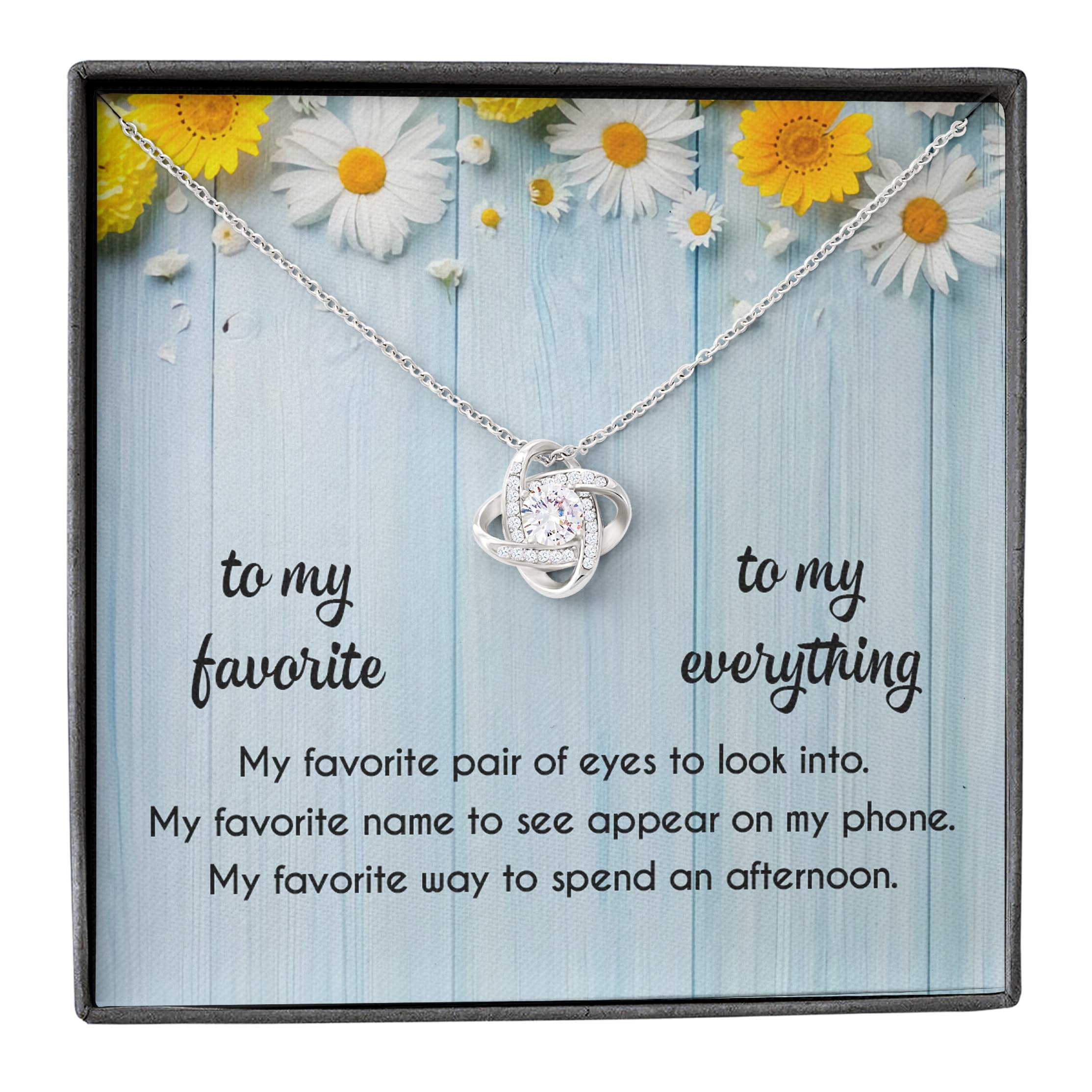 To My Wife Necklace - Romantic Jewelry Gift for Wife from Husband, Birthday & Anniversary Present, Best Mother's Day & Christmas Gift for Her - Perfect for Date Nights, Special Occasions & Everyday Wear