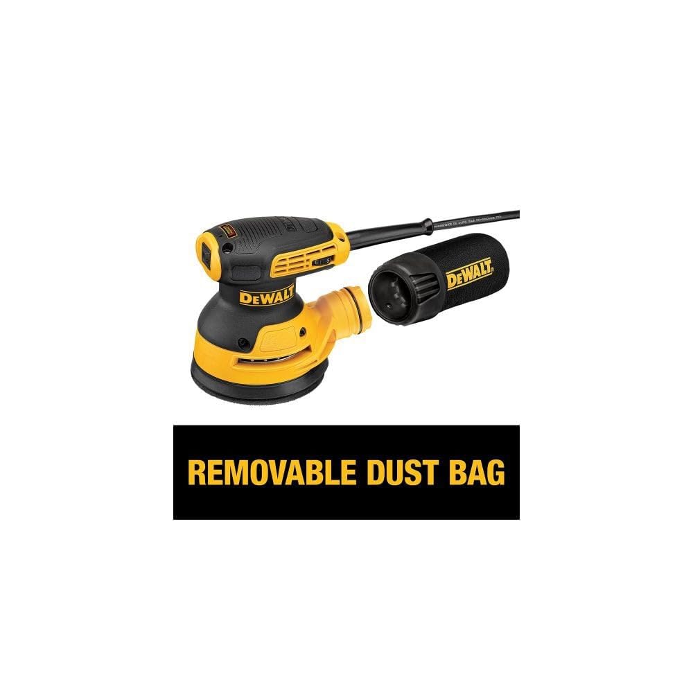 DEWALT 5-Inch Variable Speed Random Orbit Sander - DWE6423 - Perfect for Woodworking, Sanding & Finishing Projects