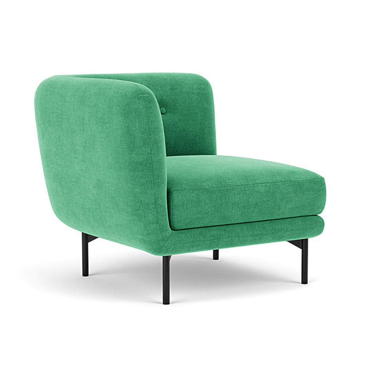 Alfred Fabric Right 1 Seater Modular Sofa - Modern Comfortable Single Chair for Living Room, Bedroom & Small Spaces