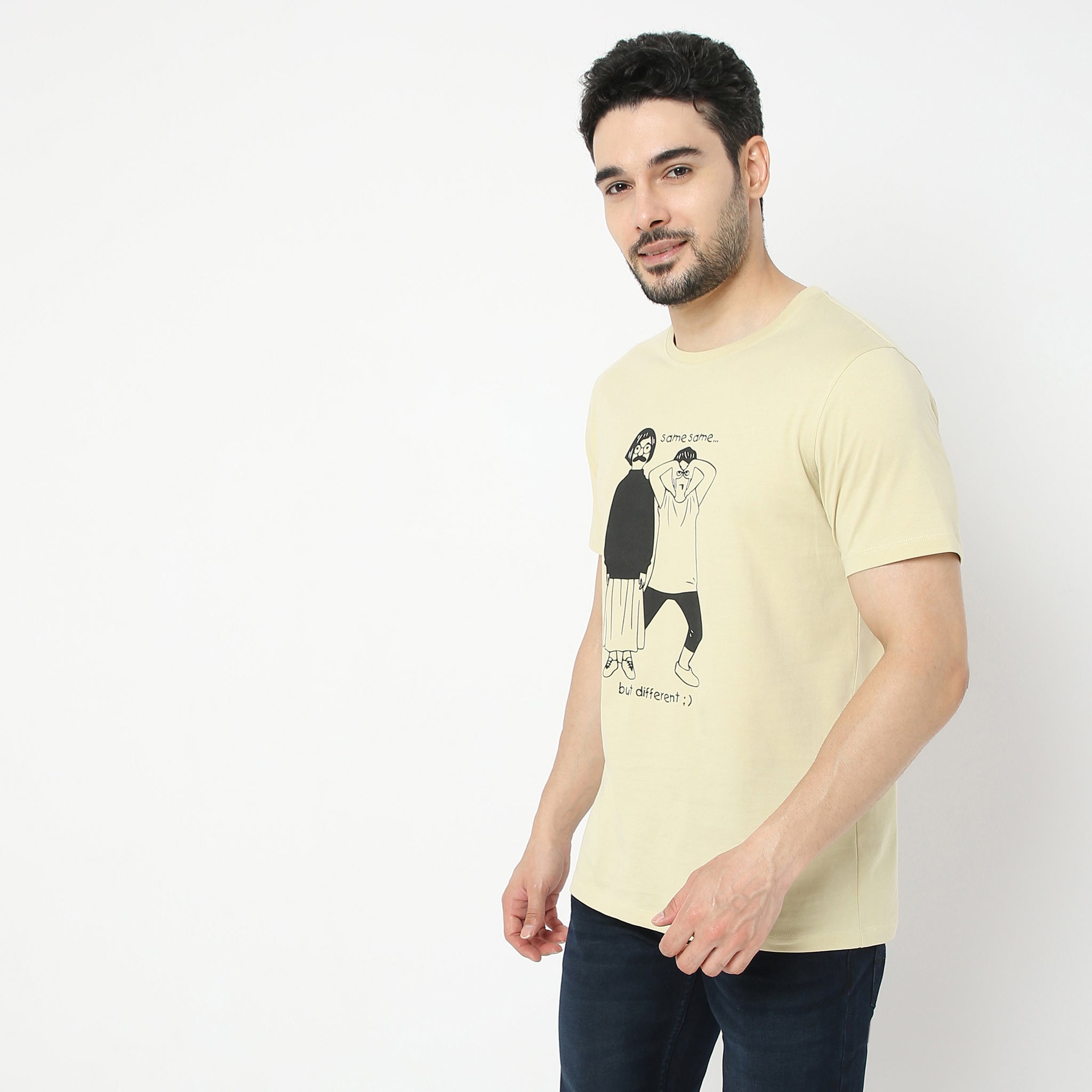 Comfortable Cotton Jersey Regular Fit Graphic Tees for Men & Women - Best Price for Casual Wear & Everyday Outfits