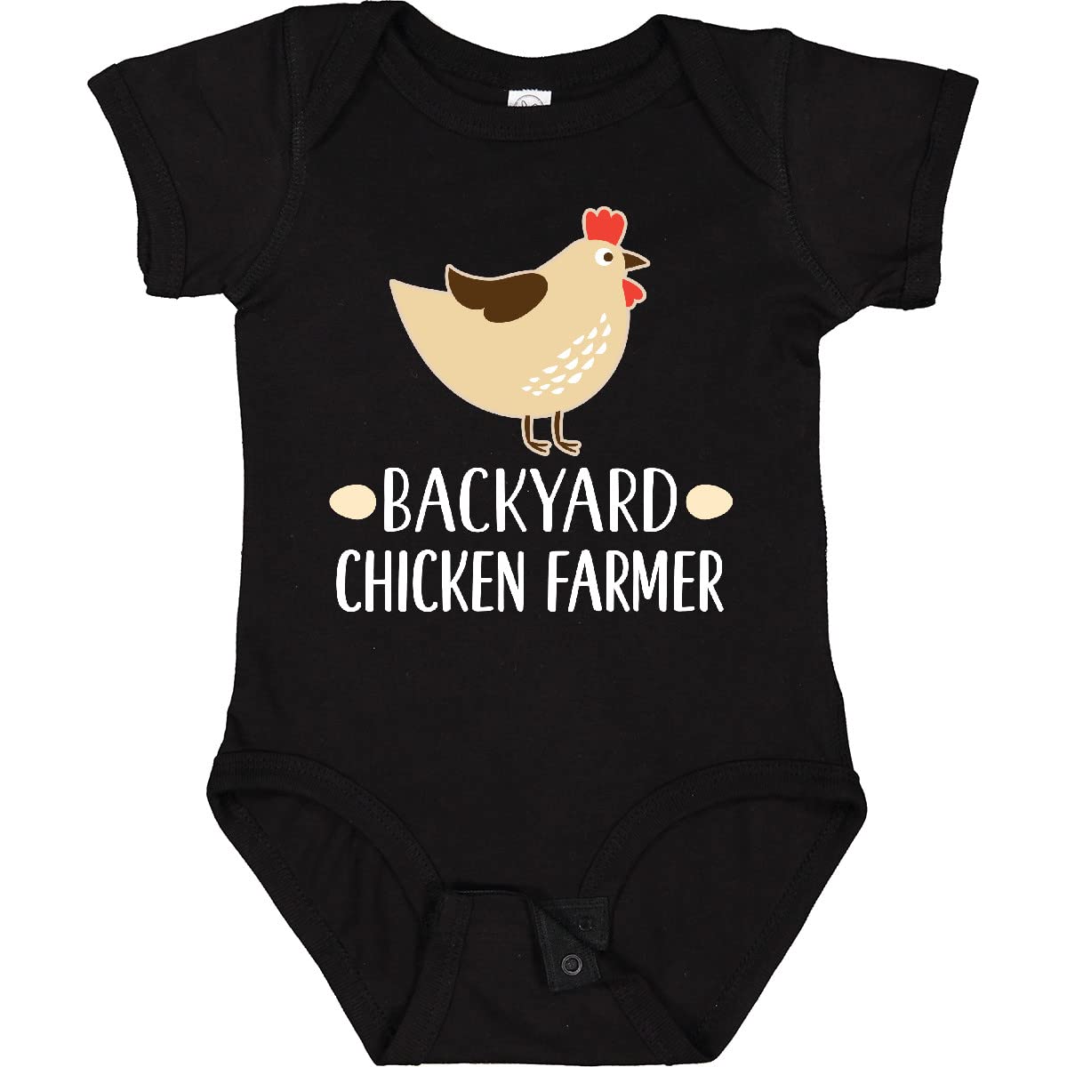 Inktastic Backyard Chicken Farmer Baby Bodysuit - Cute Farm Animal Onesie for Infants & Toddlers - Perfect for Farm Visits, Photo Shoots & Country-Themed Parties