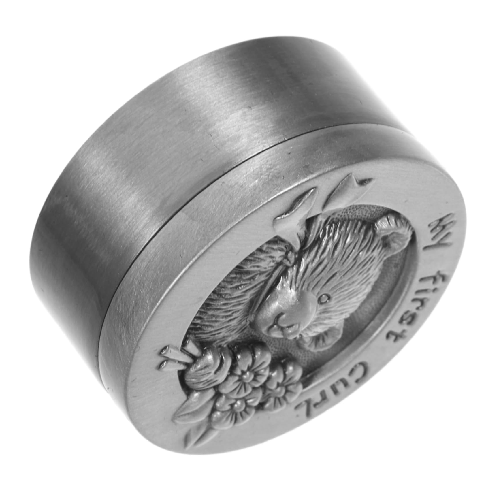 Premium Zinc Alloy Haircut Keepsake Box - Luxshiny Teeth Storage Container for Barber Tools & Haircut Memories | Perfect for Salon Display, Barber Shop Decor & Personal Haircut Souvenir Collection