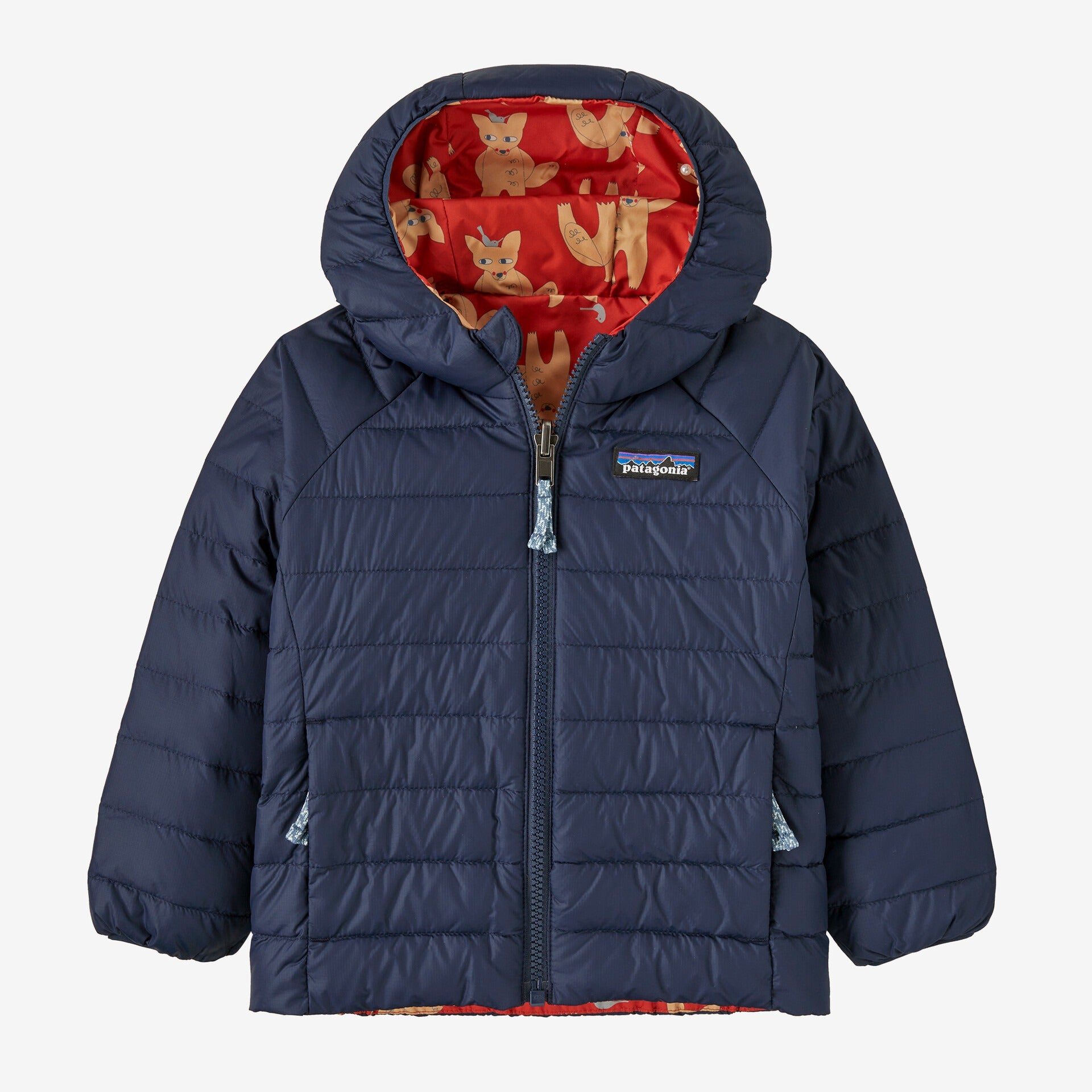 Reversible Baby Down Jacket with Hood - Warm & Cozy Winter Outerwear for Infants & Toddlers - Perfect for Snow Play, Outdoor Adventures & Cold Weather