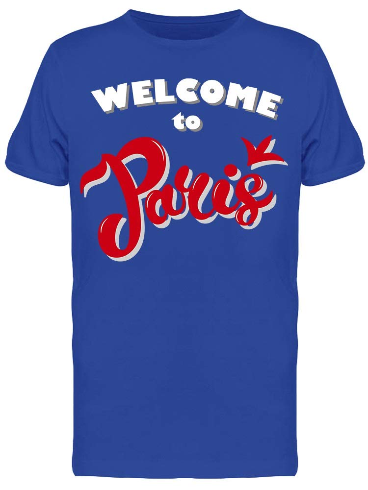 Paris Fonts Graphic T-Shirt for Men - Stylish & Comfortable Cotton Tee - Perfect for Casual Wear, Travel & Street Fashion