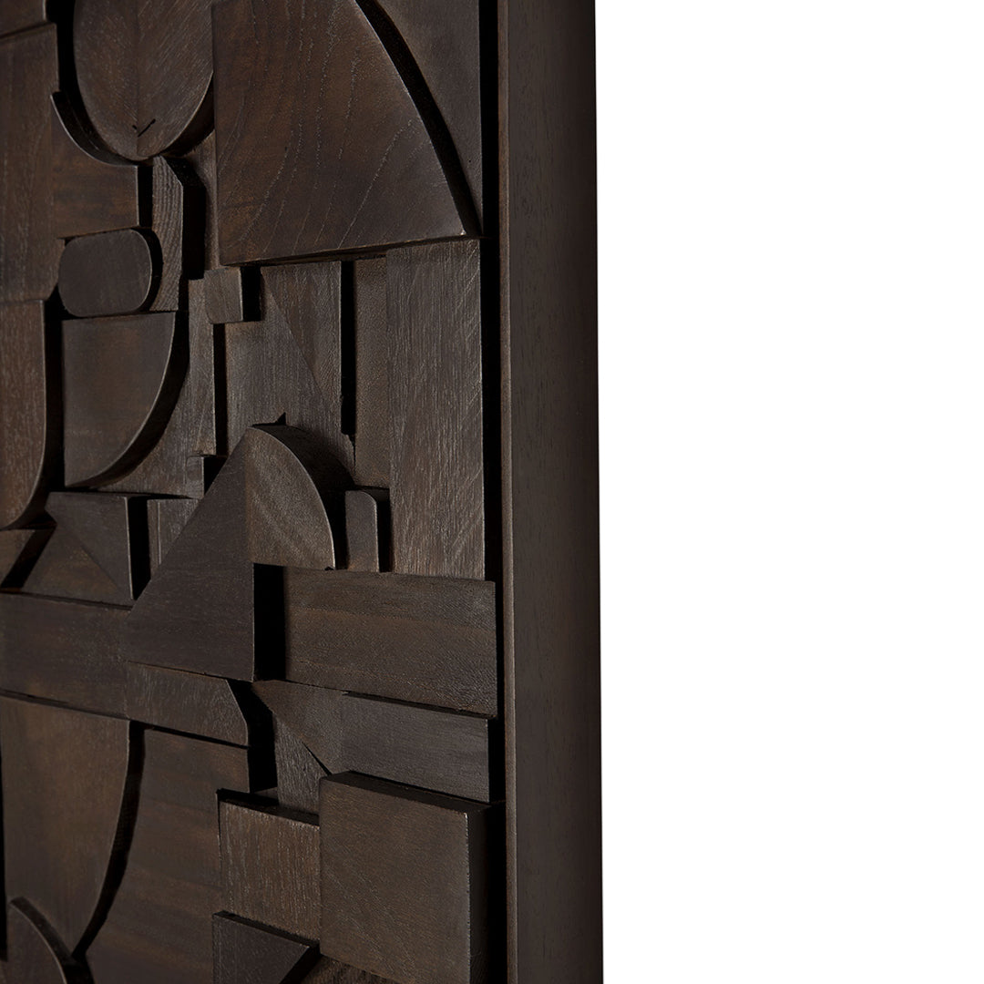 Ethnicraft Bricks Wall Art - Modern Brick Wall Decor for Living Room, Bedroom & Office - Handcrafted 3D Textured Wall Panels for Home & Commercial Spaces