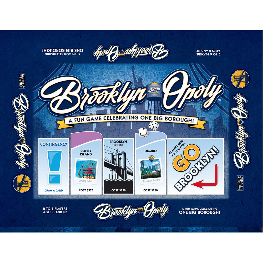 Brooklyn Opoly Board Game by Late For The Sky | Fun Family Game Night for Adults & Kids | Perfect for Parties, Family Gatherings & Game Nights