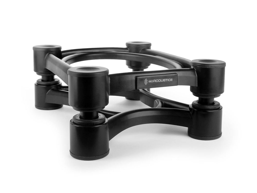 IsoAcoustics ISO 200 SUB - Premium Studio Monitor Isolation Stands for Speakers - Reduce Vibrations & Improve Sound Quality - Perfect for Home Studios, Recording & Mixing
