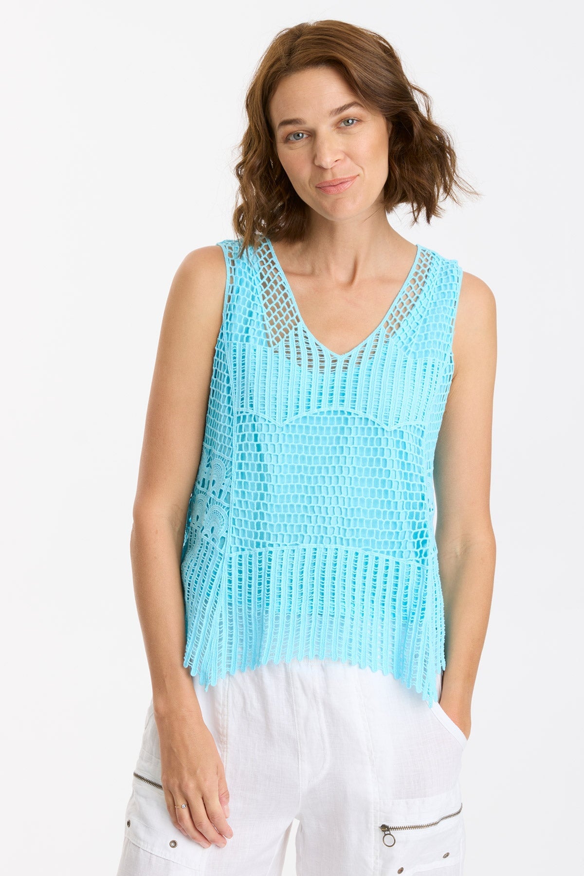 Larina Tank Top with Mermaid Tail Print - Stylish Women's Fashion for Summer, Beach, and Casual Wear