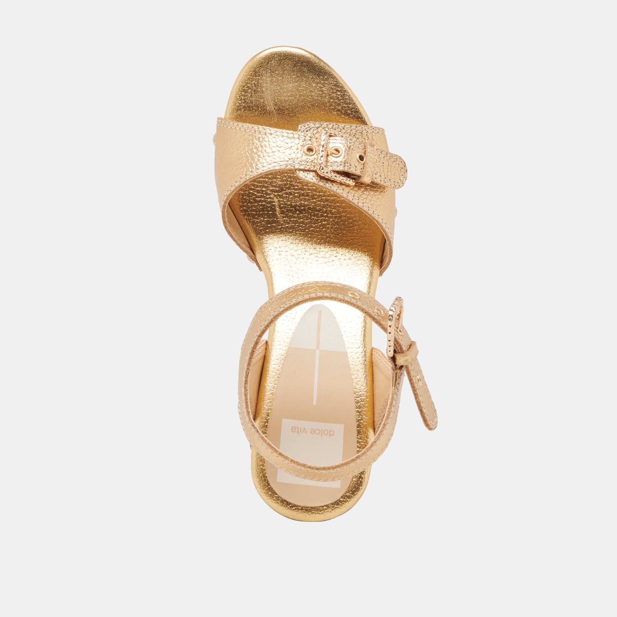 YANDY Women's Gold Leather High Heels - Elegant Stiletto Pumps for Parties, Weddings & Evening Events