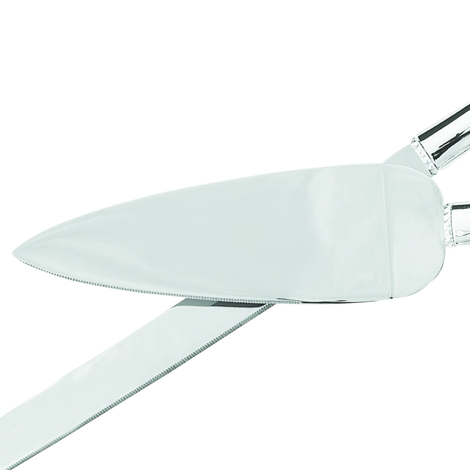 Personalized Wedding Cake Knife and Server Set - Acrylic & Stainless Steel Cake Cutting Set for Wedding Reception - 2 Piece Bridal Cake Serving Set - Perfect for Wedding, Anniversary, and Special Occasion Celebrations