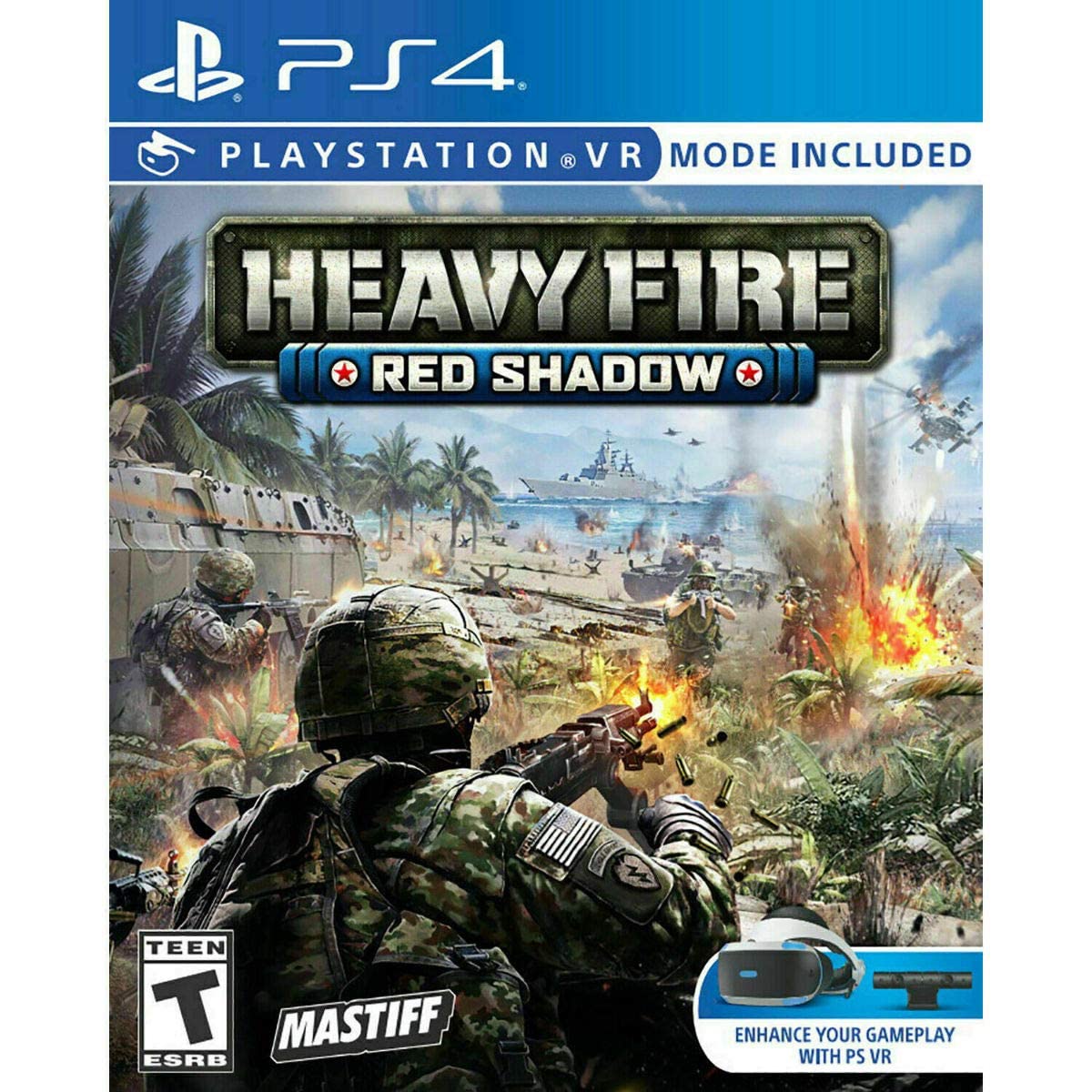 Heavy Fire: Red Shadow - PlayStation 4 (PS4) Game | Action-Packed Shooter for Intense Gaming Sessions | Perfect for War Game Enthusiasts & Multiplayer Battles