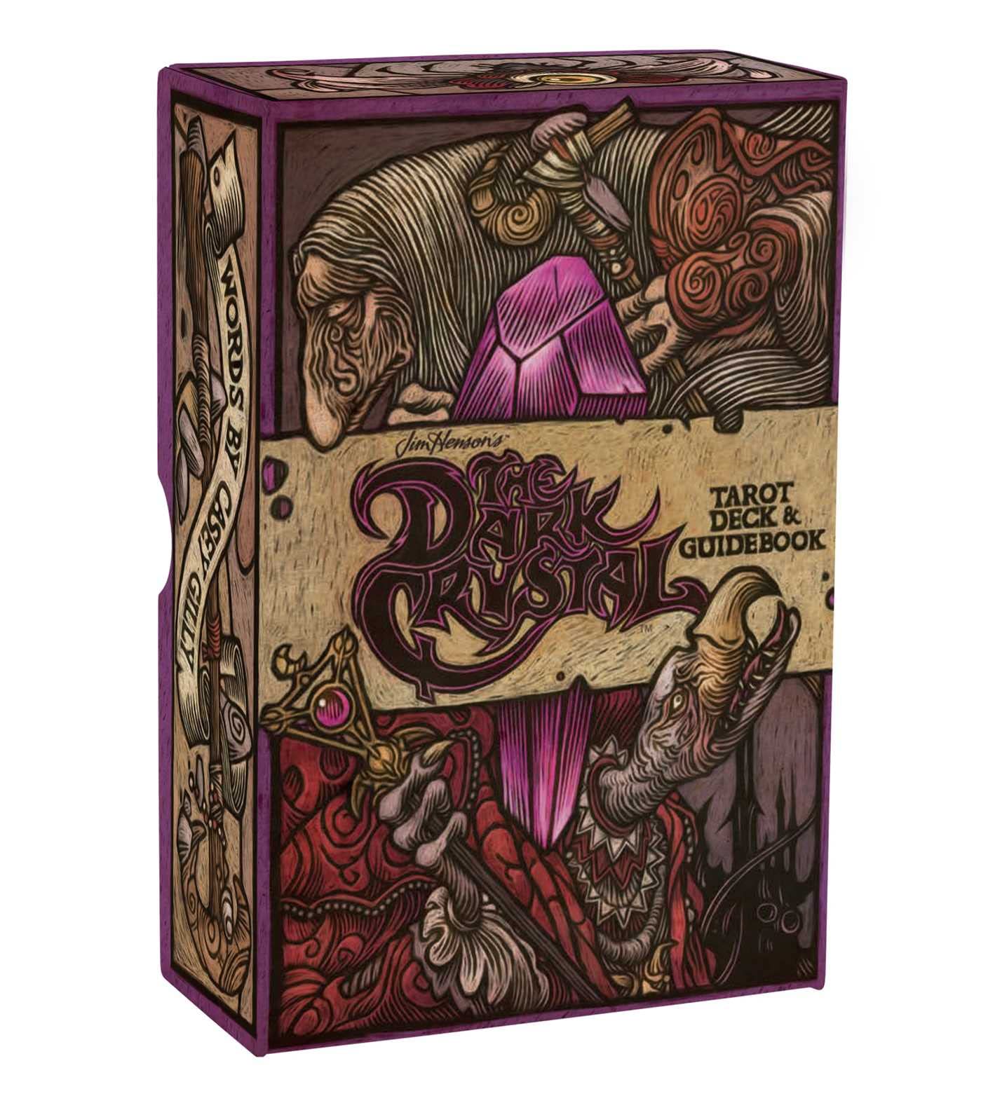 The Dark Crystal Tarot Deck with Guidebook - 78-Card Mystical Divination Set for Spiritual Growth, Meditation & Fortune Telling