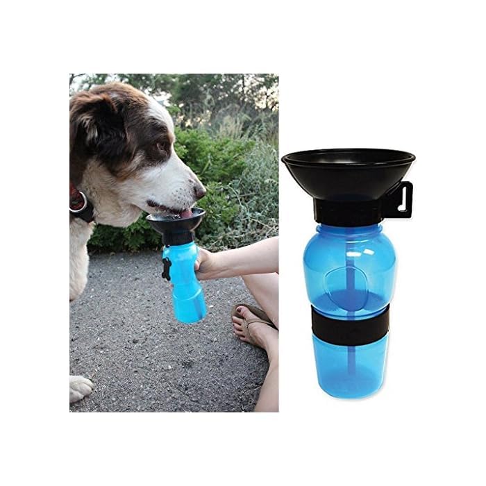 GLIVE BPA-Free Portable Dog Water Bottle - Leak-Proof Travel Water Feeder & Drinking Cup for Pets | Perfect for Hiking, Walking, and Outdoor Adventures