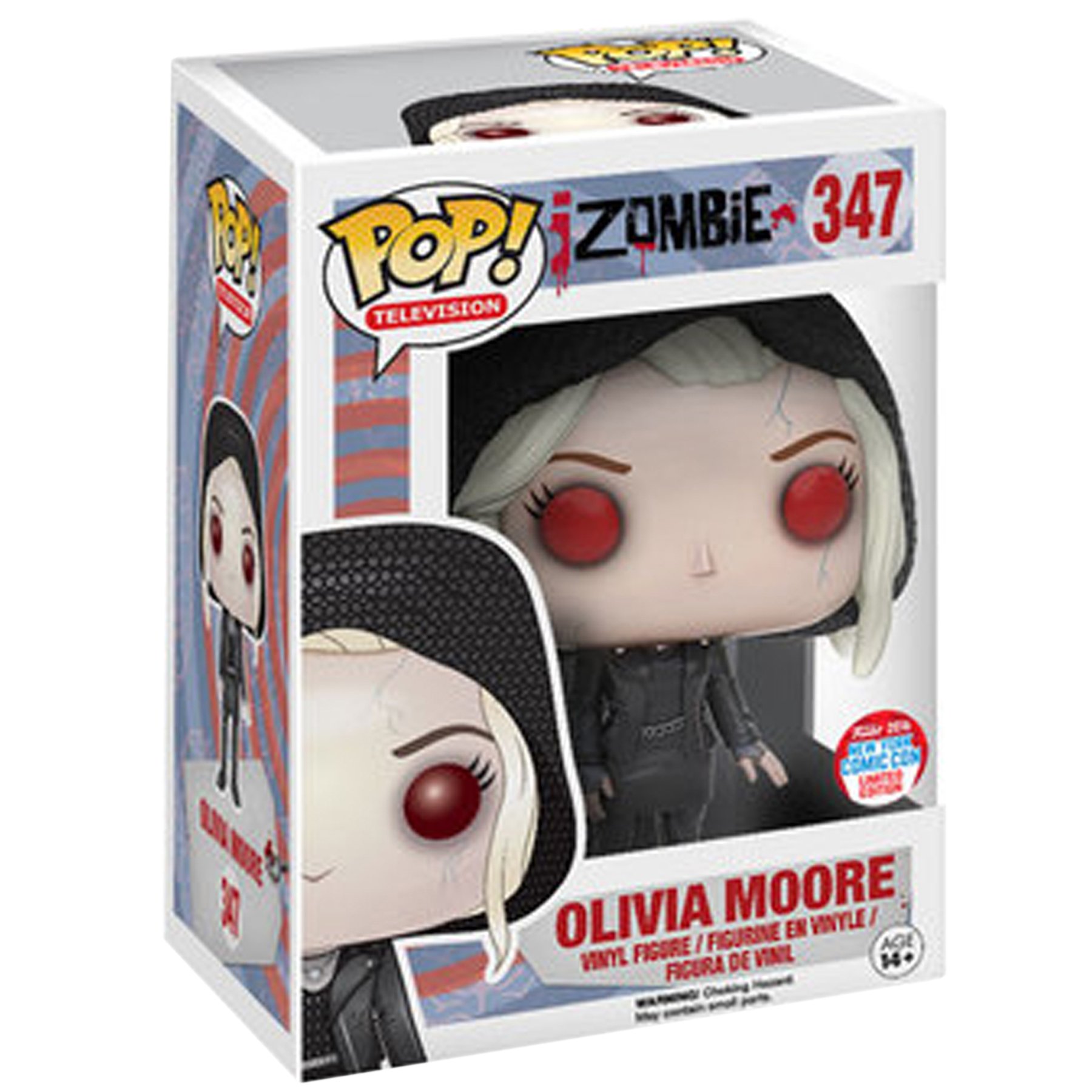 Funko POP! iZombie Olivia Moore Hooded #347 NYCC Exclusive Collectible Vinyl Figure - Perfect for Comic Con Fans & TV Show Memorabilia Collectors