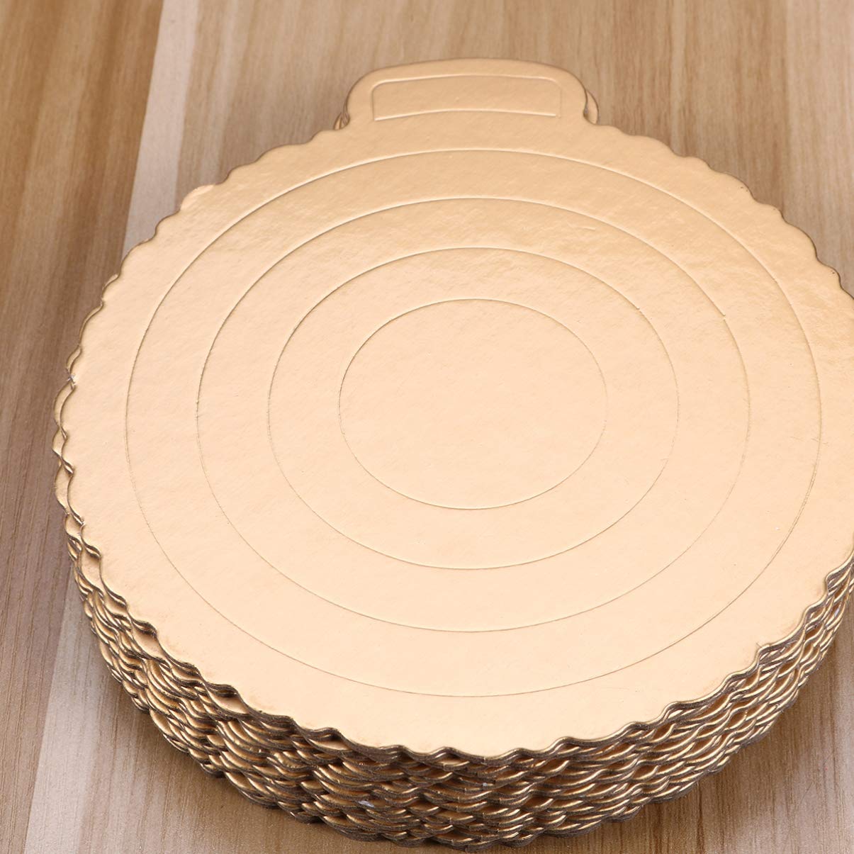20pcs Cabilock Cake Drum Boards - Round Cardboard Mini Cake Base for Cupcakes & Desserts | Perfect for Birthday Parties, Weddings & Baking Decorations