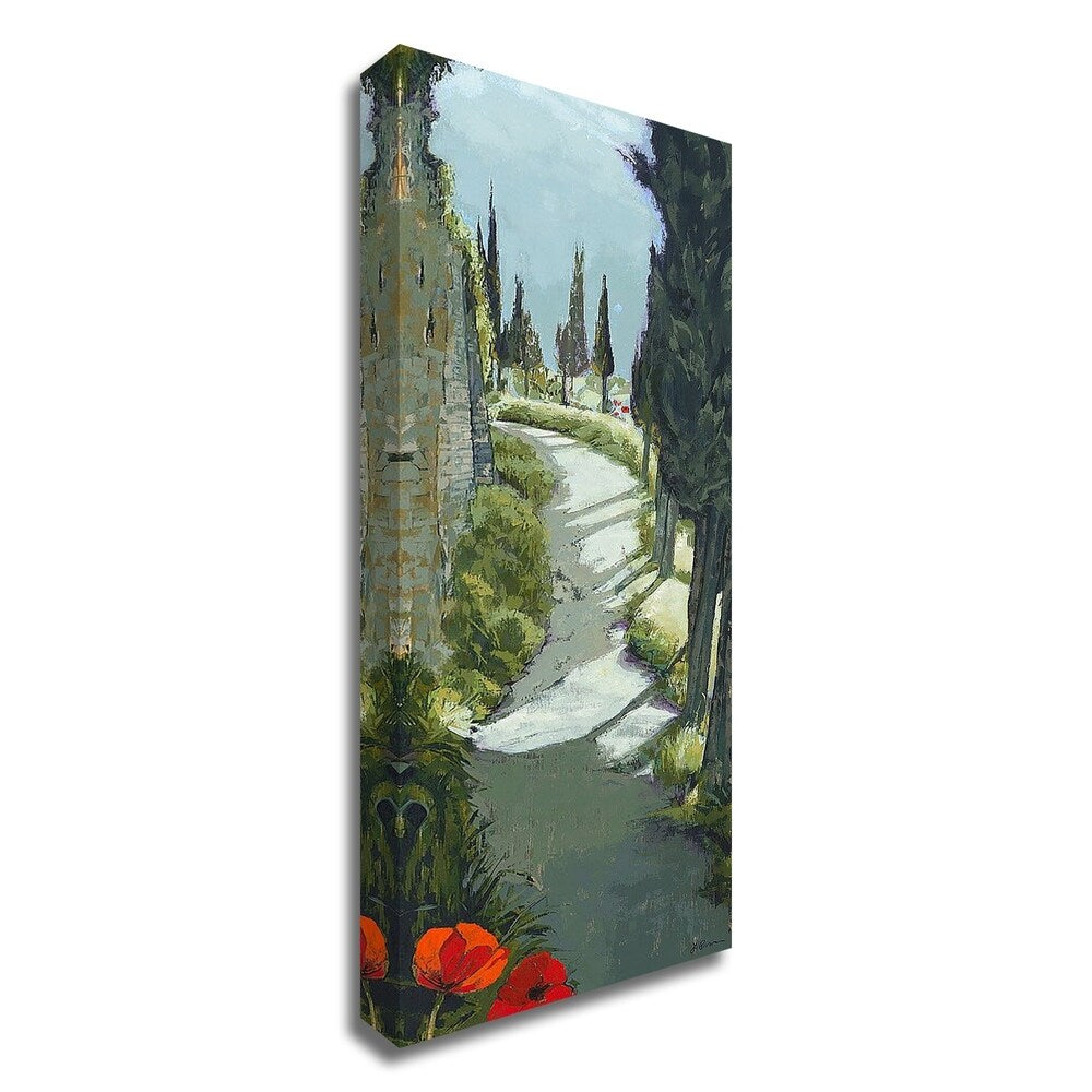 Around the Bend by Jane Henry Parsons - Premium Canvas Wall Art Print, Framed & Ready to Hang - Perfect for Living Room, Bedroom, or Office Decor