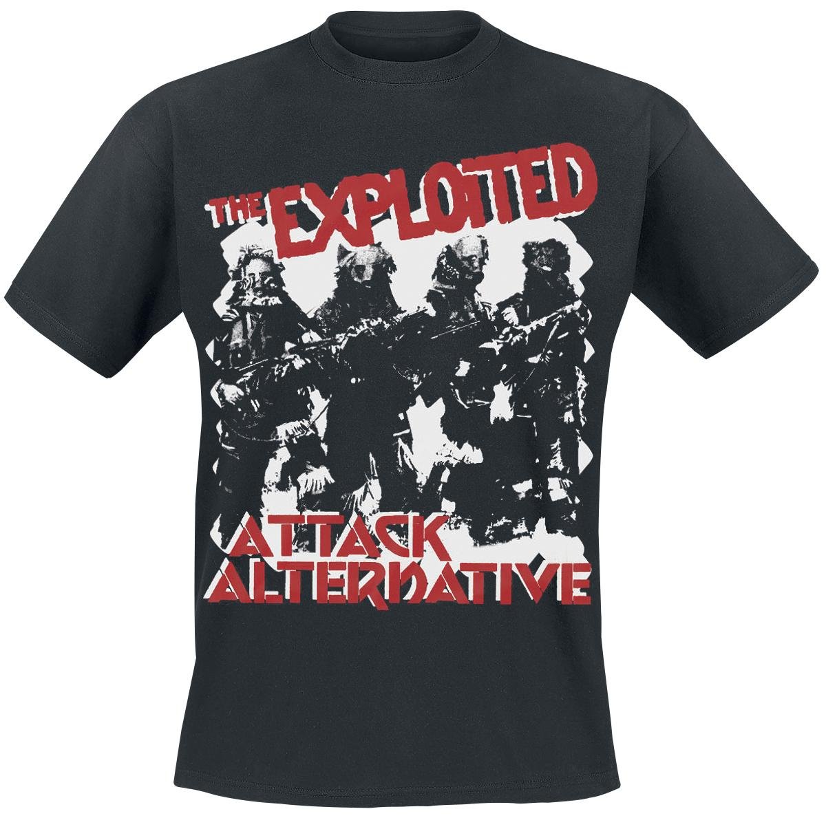 Official Attack Band Logo Men's Black T-Shirt Size S - Perfect for Concerts, Casual Wear & Fan Merchandise
