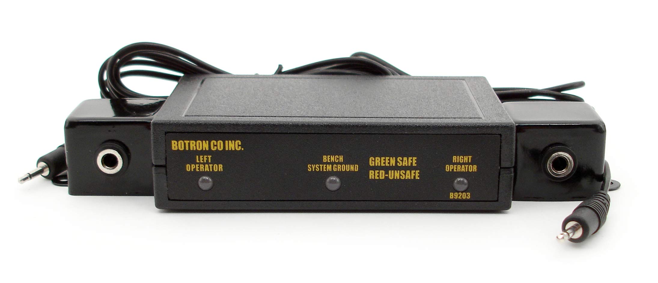 Botron Black Two Operator and Mat Continuous Monitor - Professional Medical Equipment for Hospitals & Clinics | Ideal for Patient Monitoring & Emergency Care