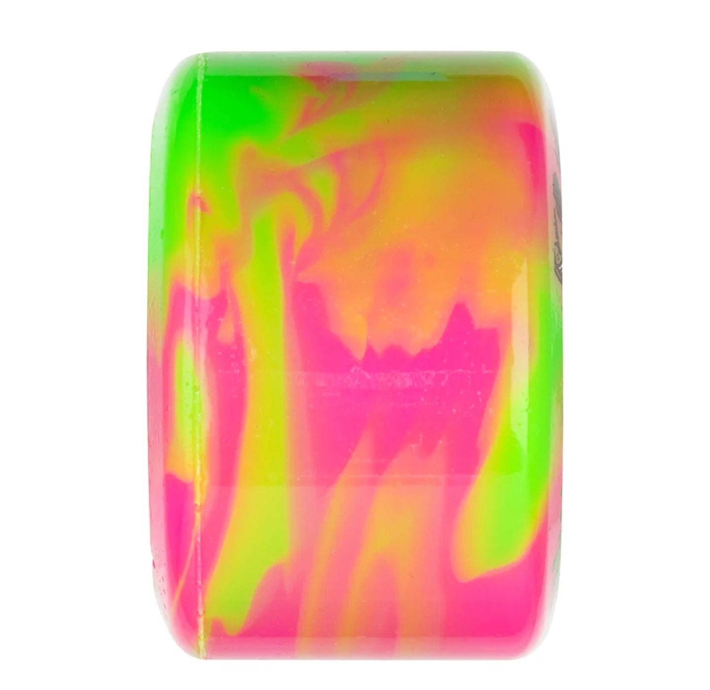60mm 78a OG Slime Slime Balls Jay Howell Skateboard Wheels - Pink Green Swirl Design for Street & Park Skating