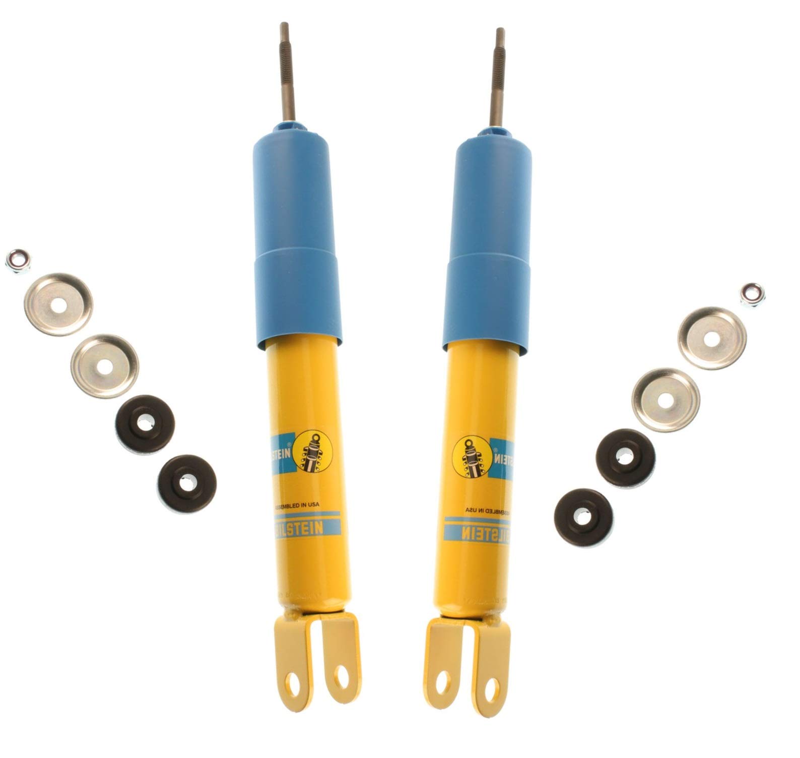 Bilstein B6 4600 Front Shock Absorbers - Pair Set of 2 for GMC Yukon & Chevy Tahoe | Heavy-Duty Off-Road Performance & Smooth Ride | Perfect for Trucks & SUVs