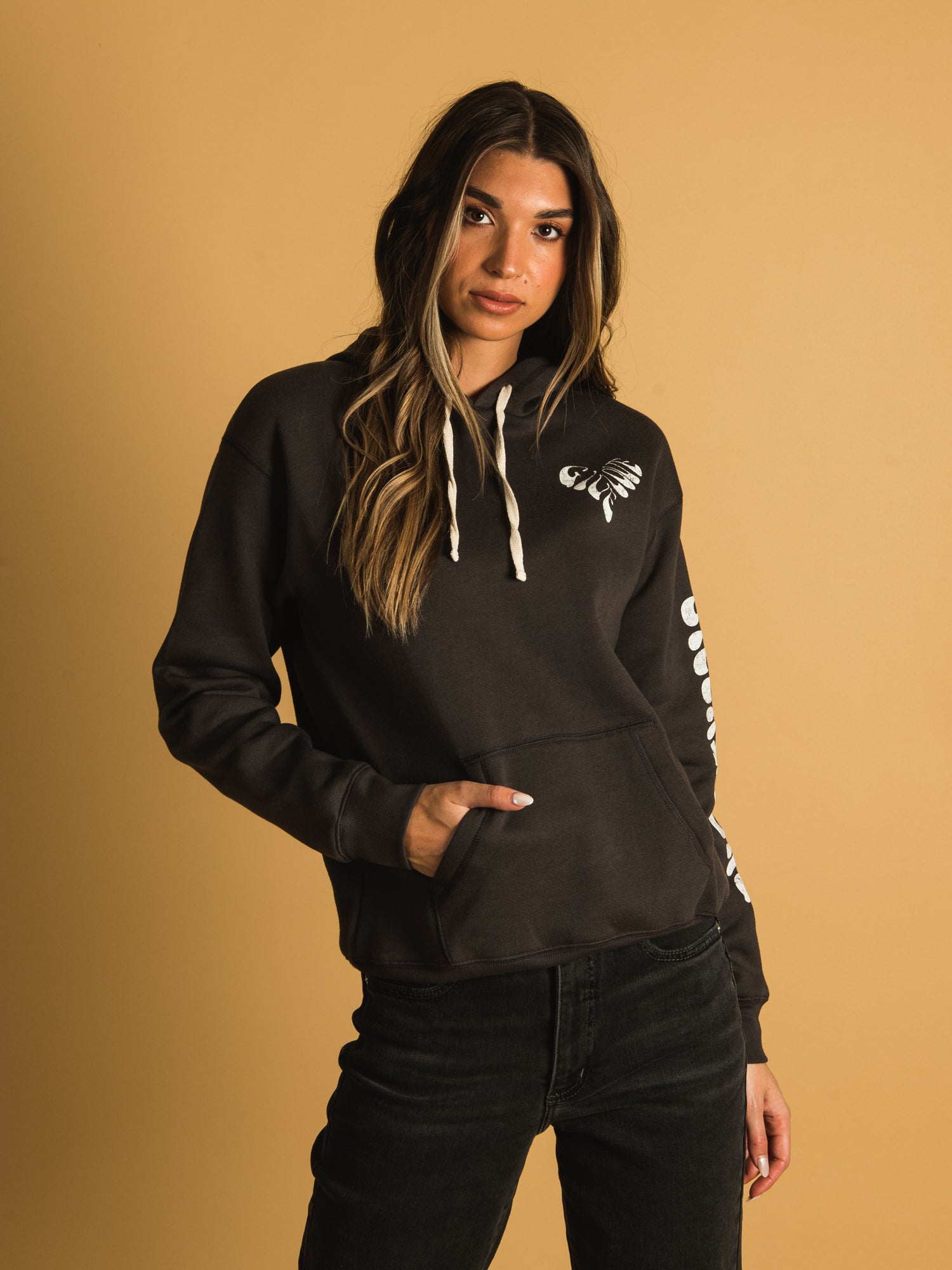 BILLABONG Give Love Hoodie - Women's & Men's Pullover Sweatshirt | Cozy Fleece Lined | Clearance Sale - Perfect for Casual Wear, Street Style & Outdoor Activities