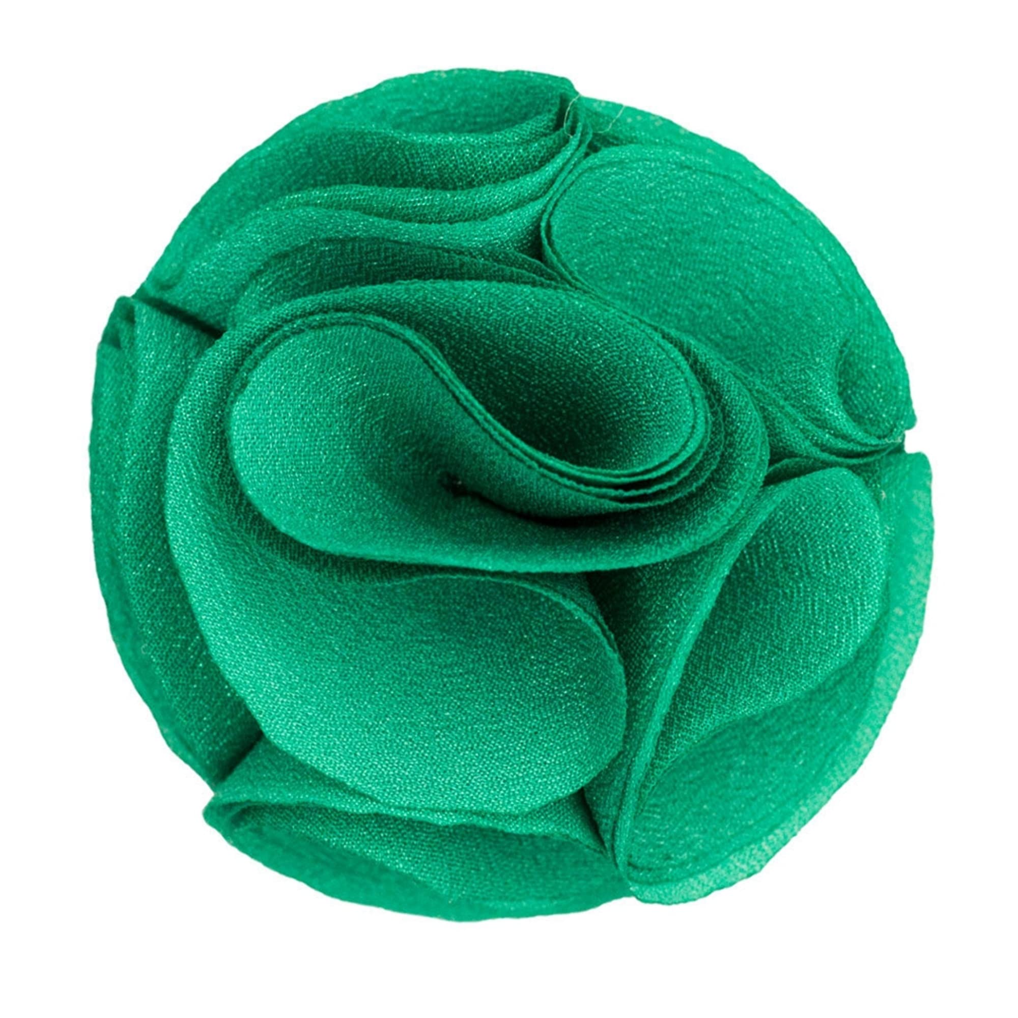 Men's Aqua Green Solid Rose Flower Lapel Pin - Elegant Boutonniere for Weddings, Prom, Suits & Formal Events