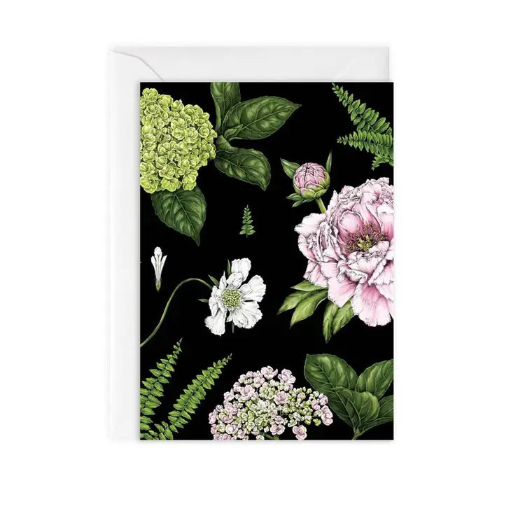 Elegant Summer Garden Blank Greeting Cards - Floral Design for Birthdays, Weddings & Thank You Notes - Perfect for DIY Crafting and Handwritten Sentiments
