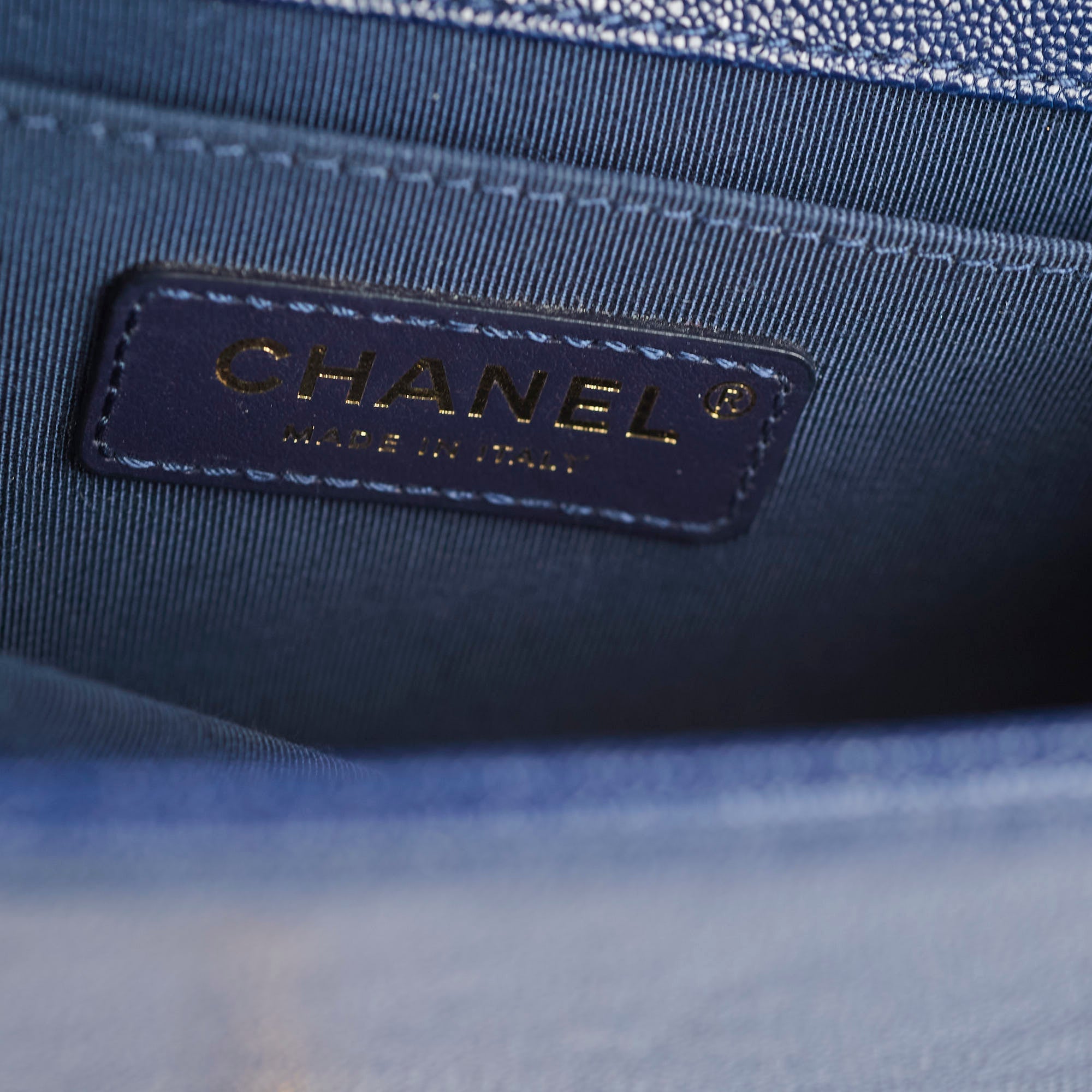 Chanel Small Boy Caviar Leather Handbag Navy Blue 26cm - Luxury Designer Crossbody Bag for Women, Perfect for Date Night & Special Occasions